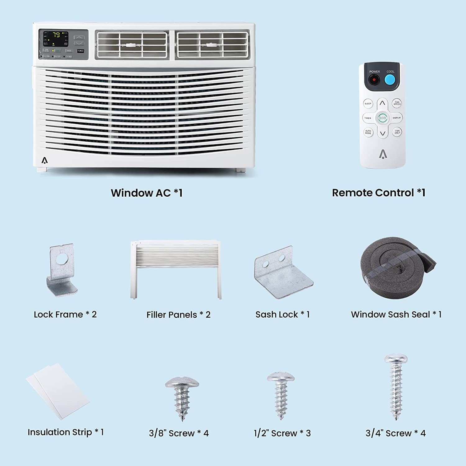 GAOMON LSPPJOK-UMDW1FTRAI Window-Air-Conditioners - View #7