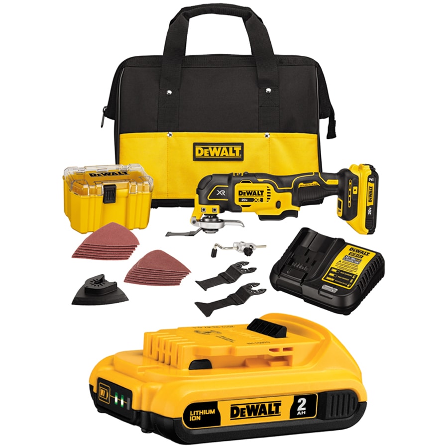 DEWALT XR 2-Piece Cordless Brushless 20V Max Oscillating Multi-Tool Kit & Extra Battery (Case Included)