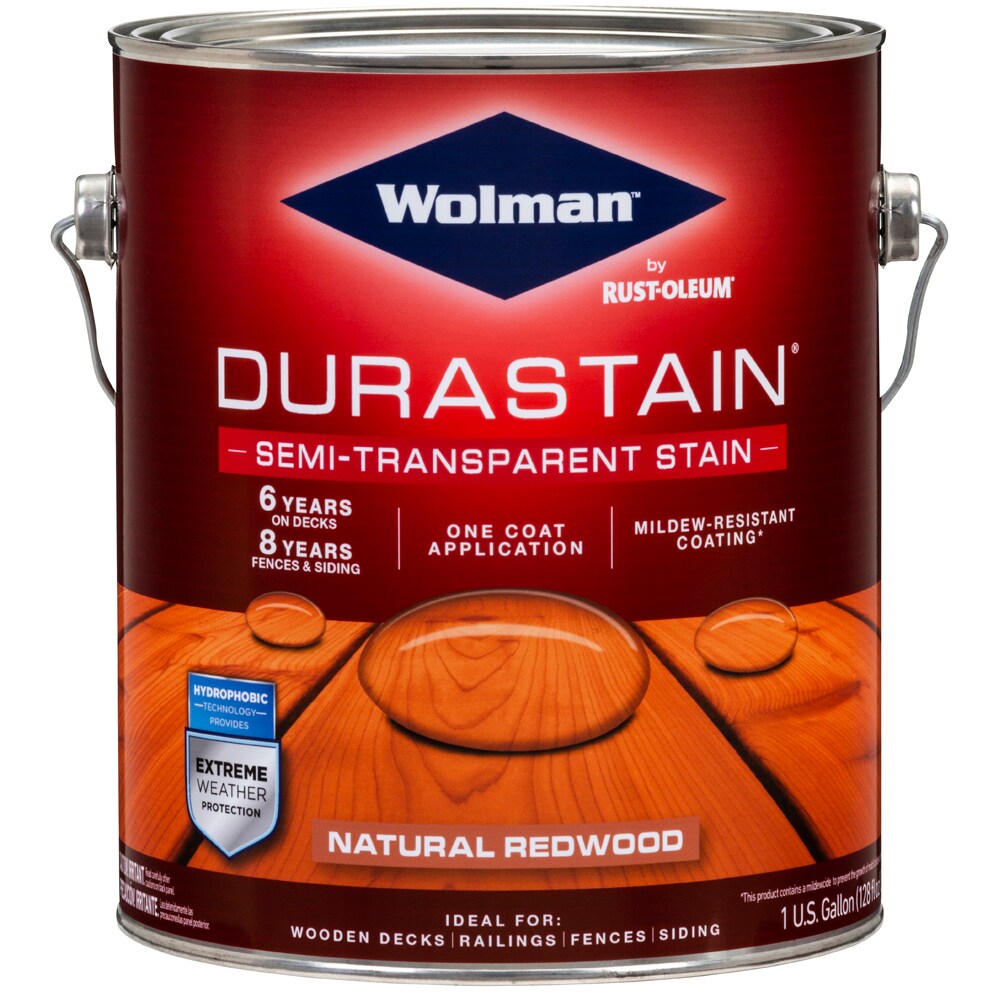 Rust-Oleum Wolman Pre-tinted Natural Redwood Semi-transparent Exterior ...