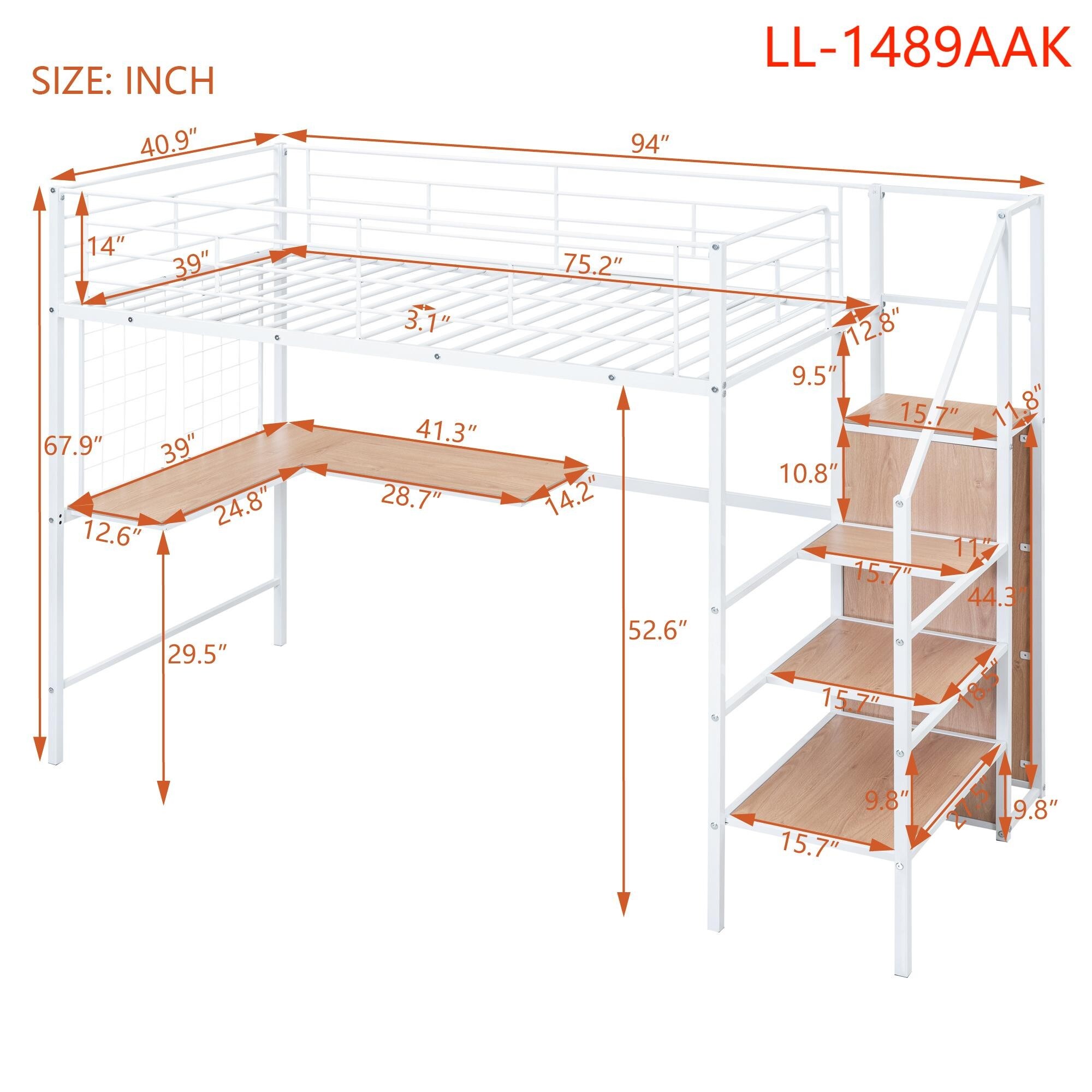 Yiekholo LL-1489AAK Bunk-Beds - View #8