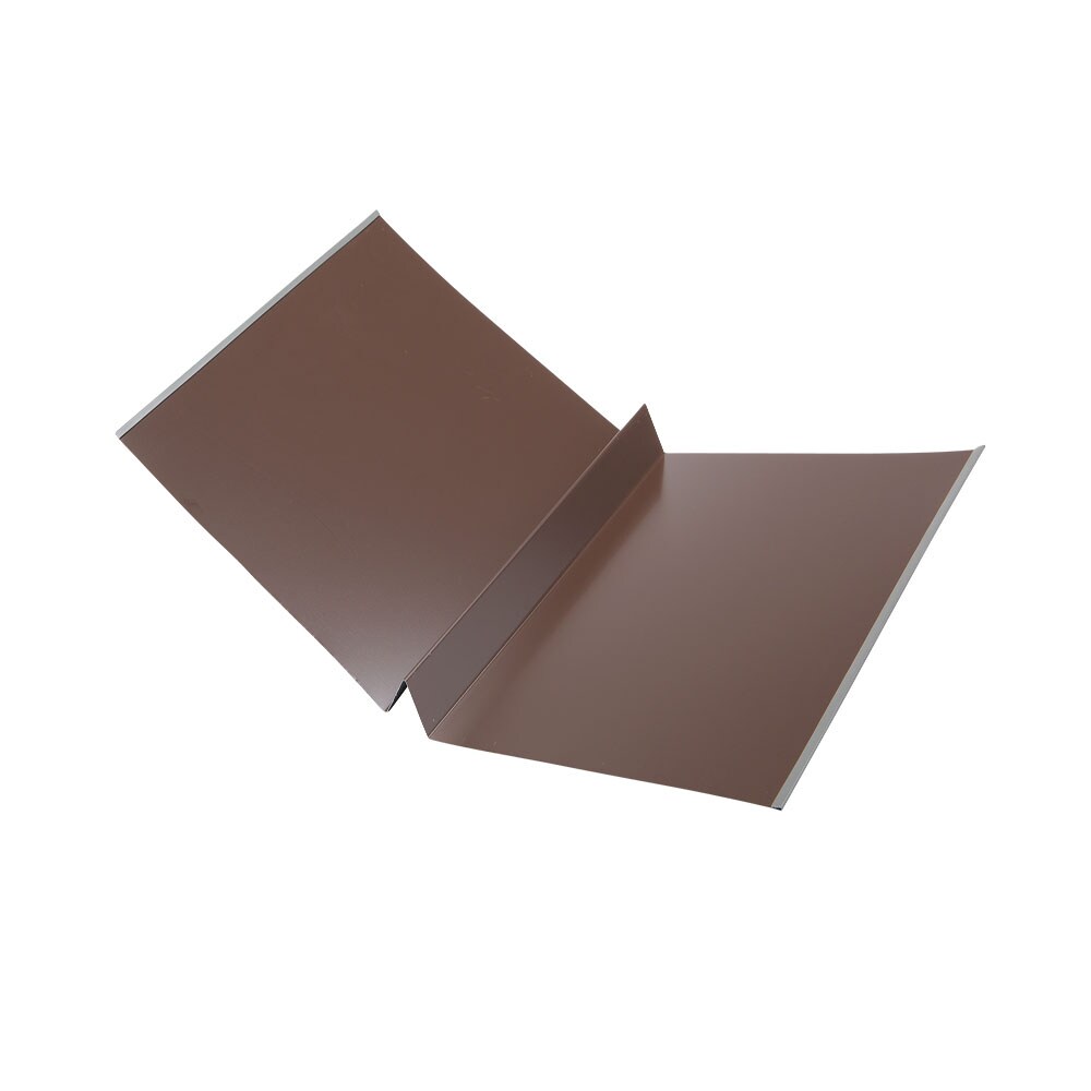 Amerimax W Valley 20 In X 120 In Brown Galvanized Steel Step Flashing 