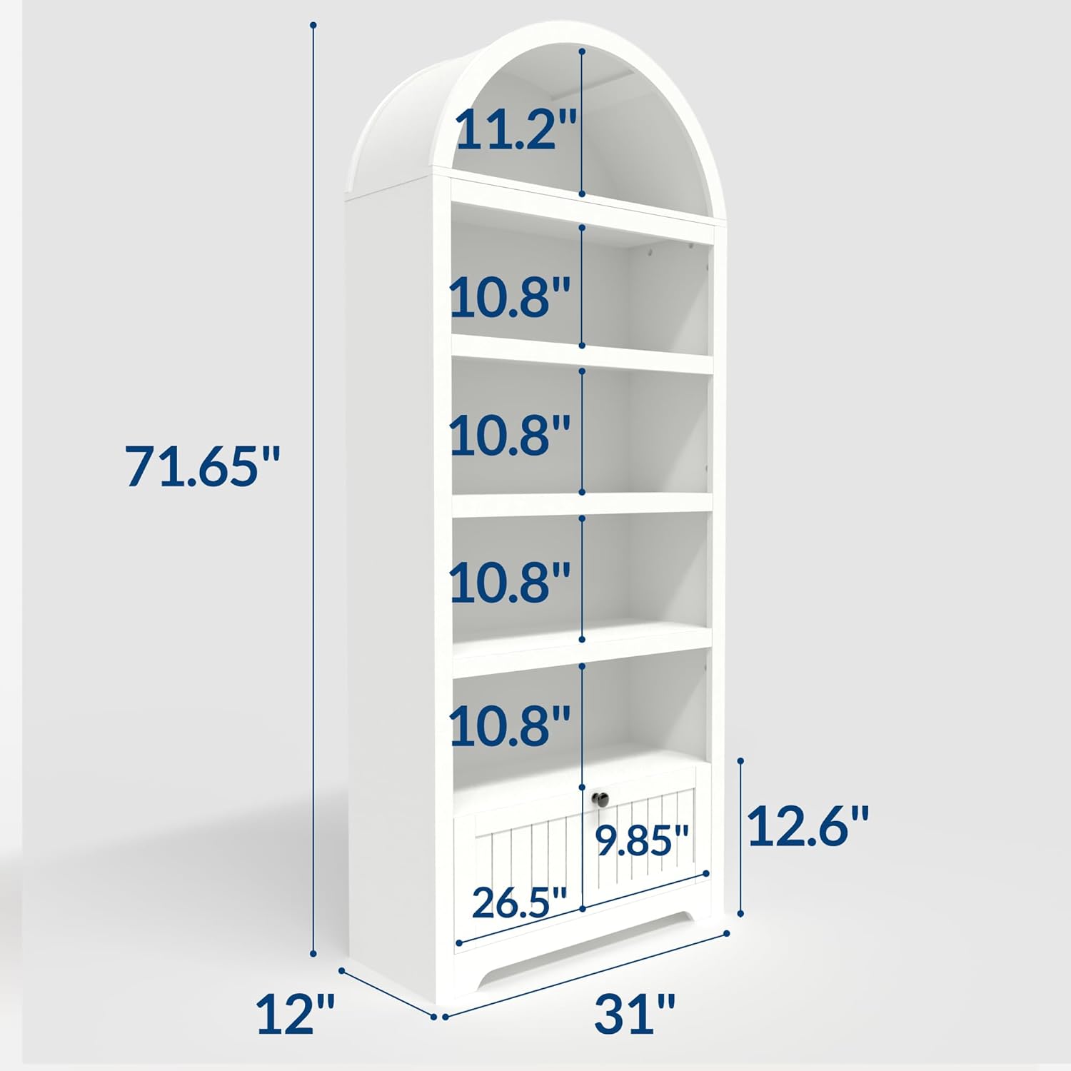 Qeetex QET-BKC-D917 bookcases - View #2