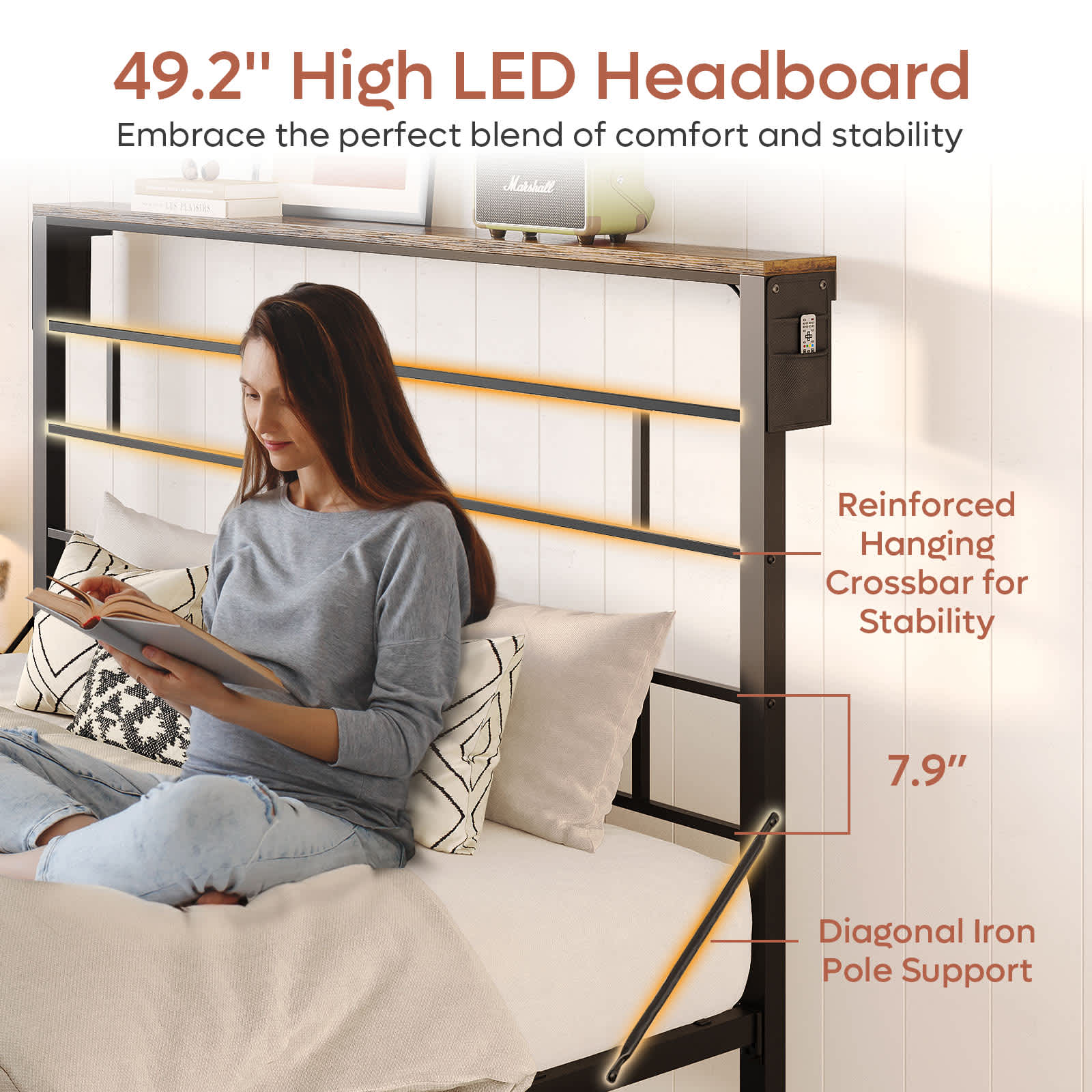 Bestier LOW-B700837S-XZBK beds - View #7