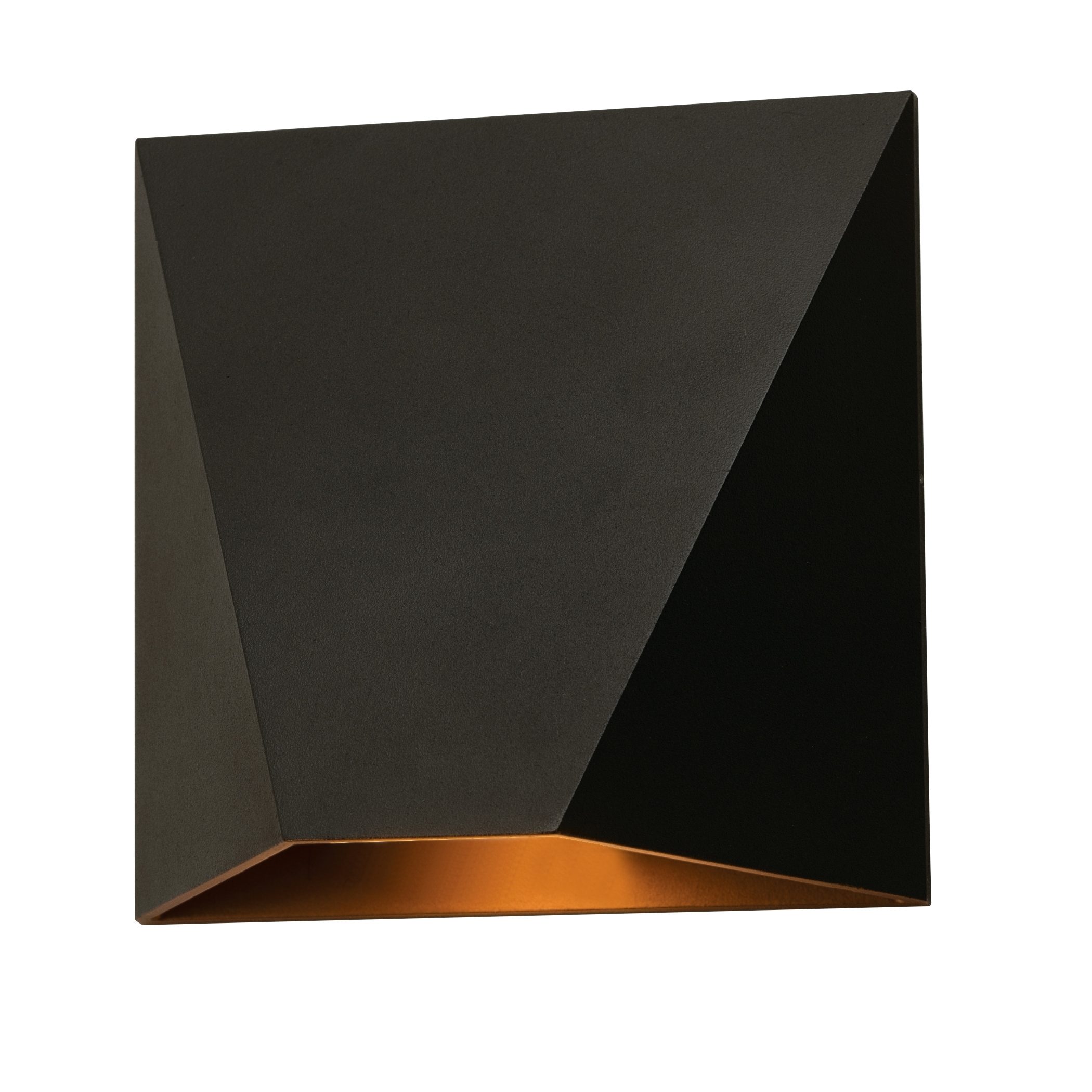 AFX KYLW0305LAJENBK Kylo 4.75-in H Black Hardwired Integrated LED Outdoor Wall Light