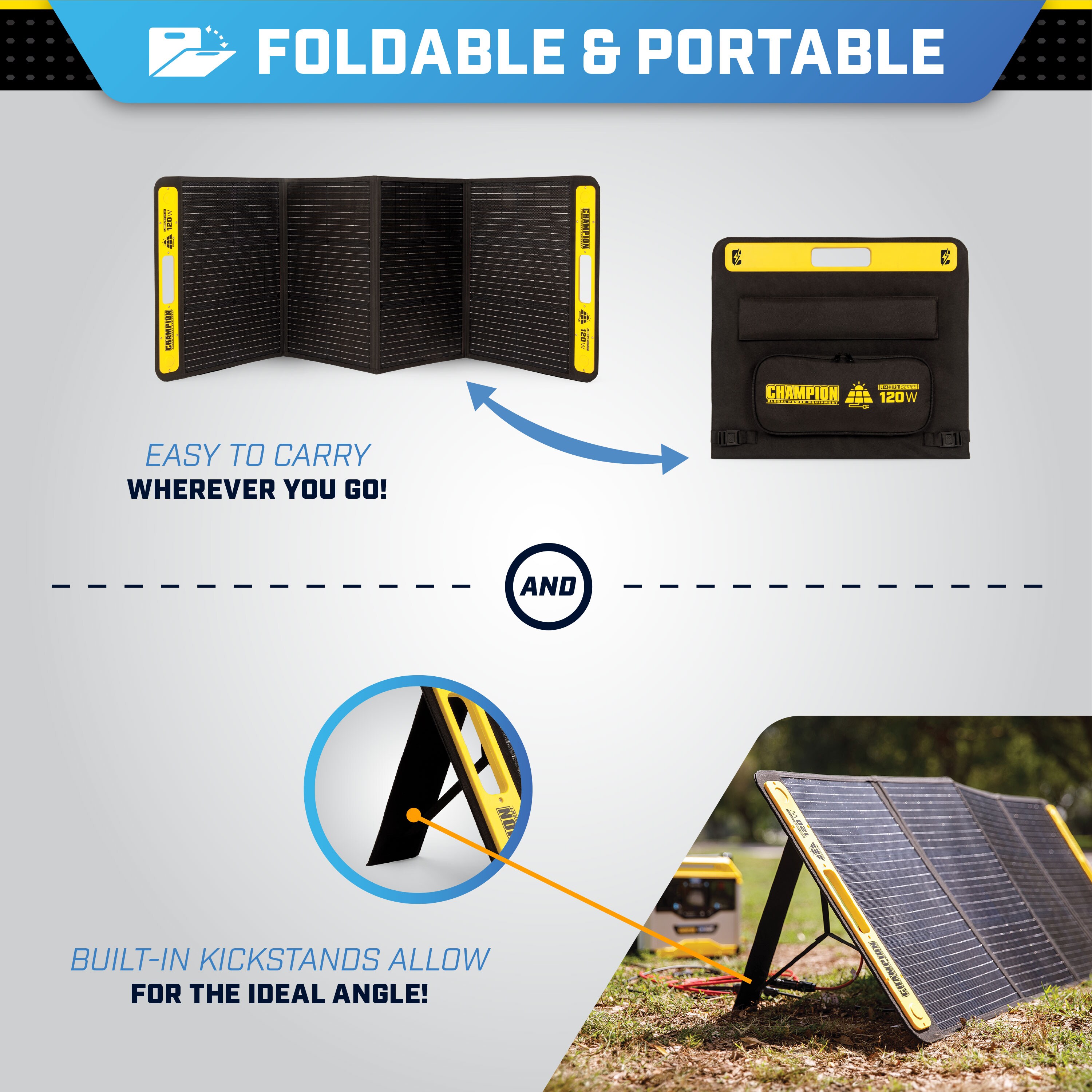 Champion Power Equipment 201246 Portable-Solar-Panels - View #3