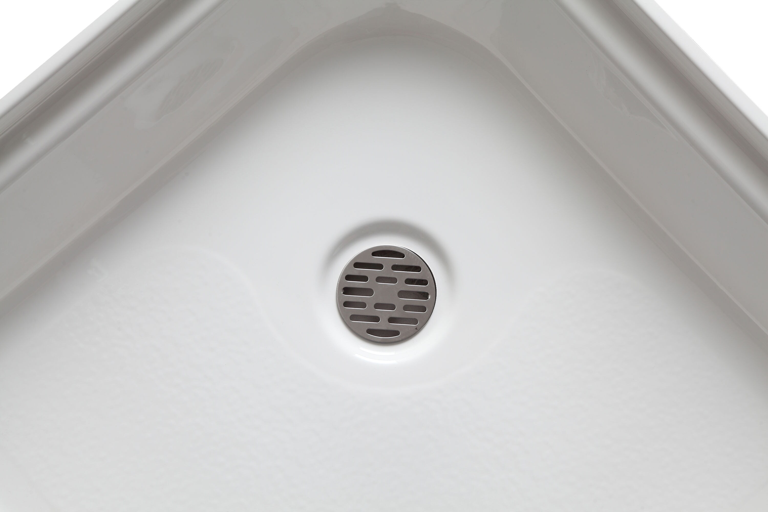 Randi 36'' White Acrylic Double Threshold Shower Base