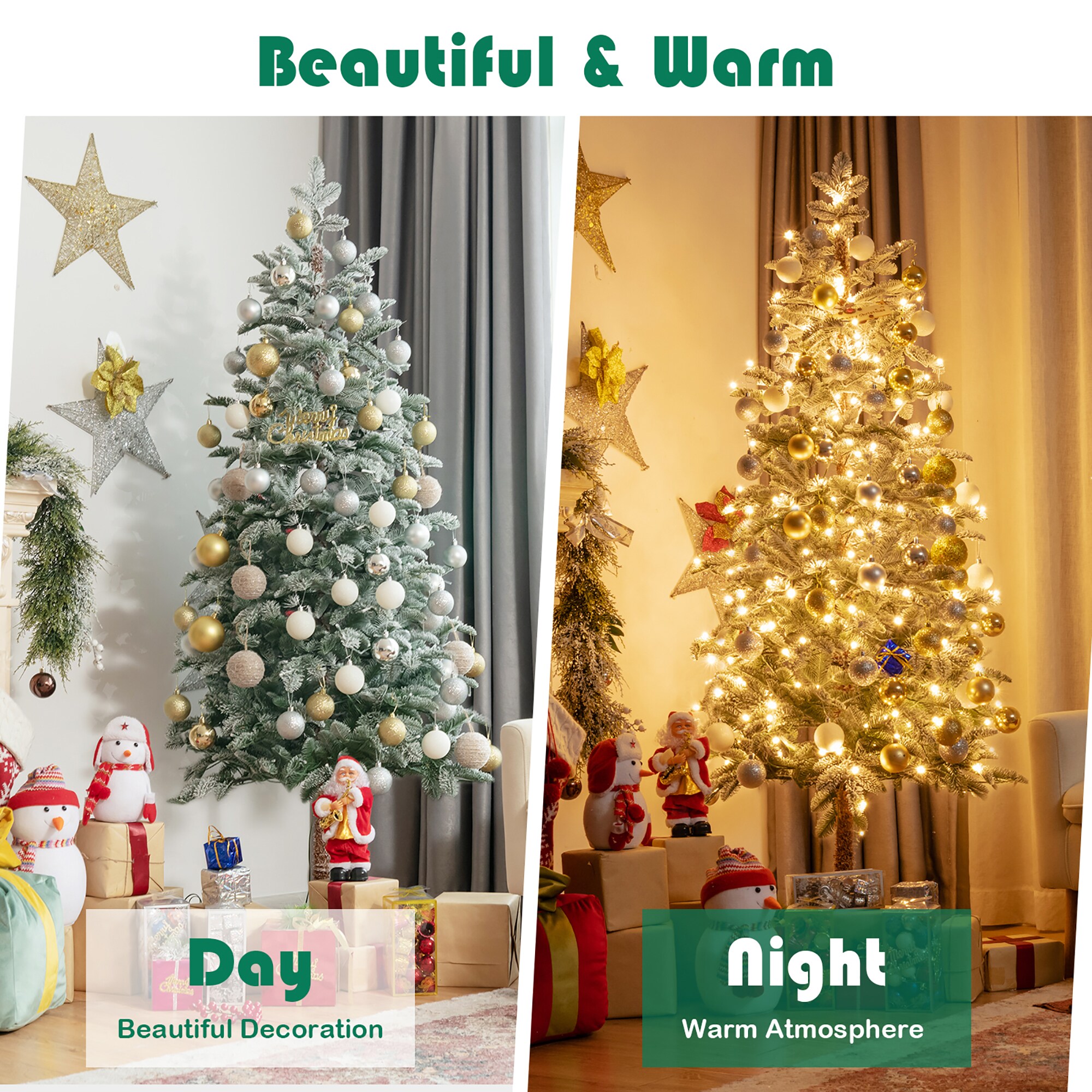 Costway CM23536US Artificial-Christmas-Trees - View #6