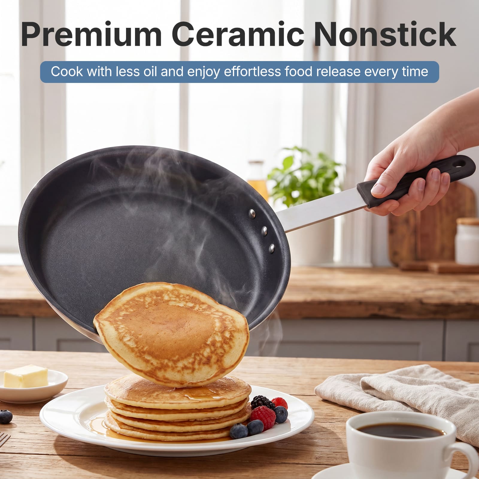 Sweetcrispy L-DO-GJV30BZ-14BK Cooking-Pans-Skillets - View #5