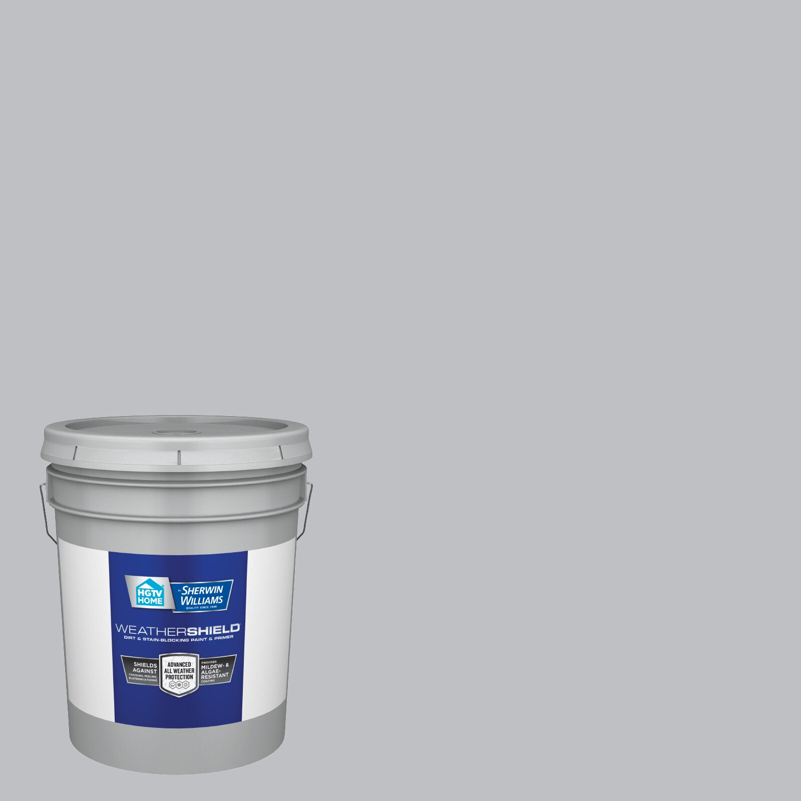 HGTV HOME by Sherwin-Williams HGSW1446-636322 Weathershield Satin Latitude HGSW1446 Latex Exterior Paint + Primer ( 5-gallon )