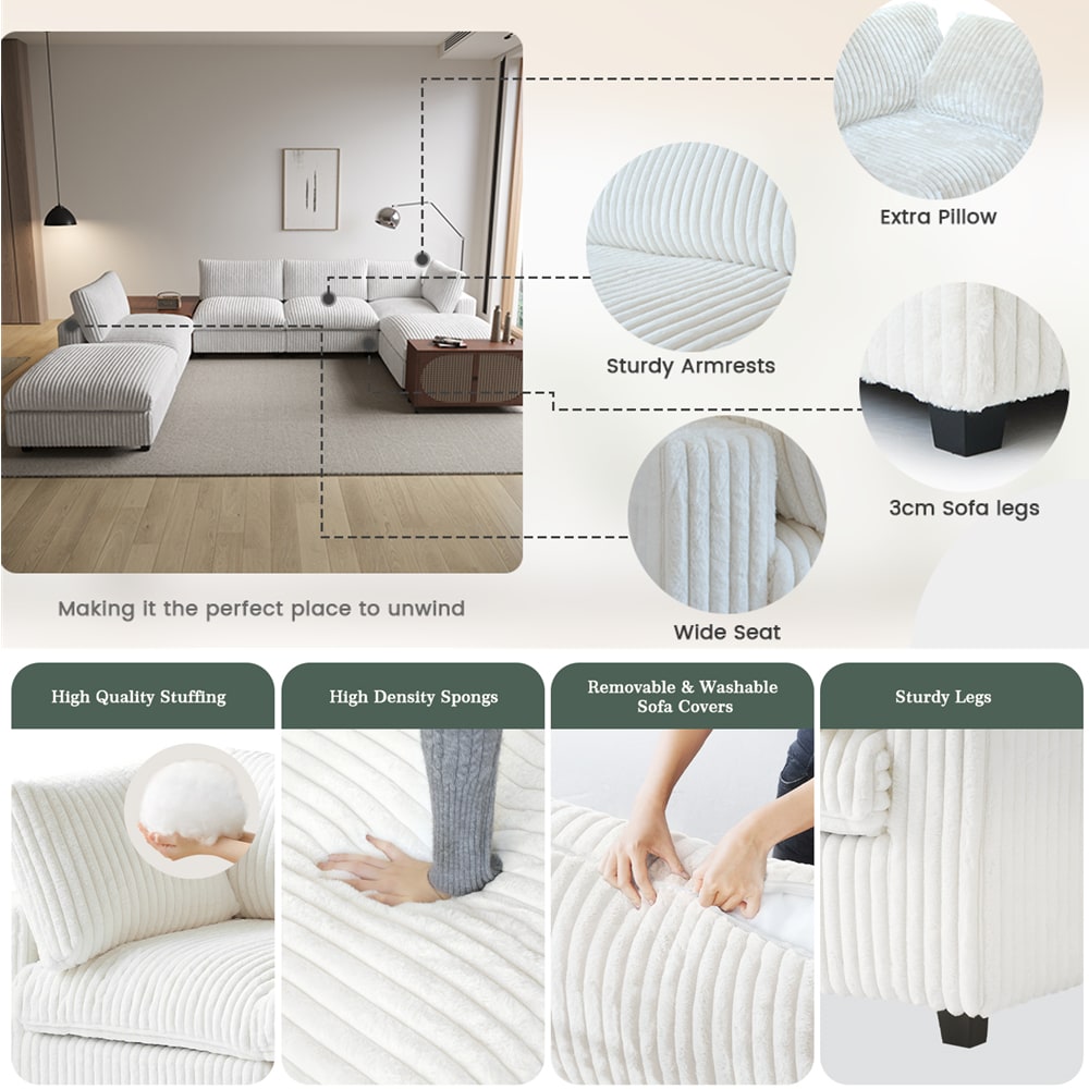 BuotiqHom DH-OT3-141BE Sofas-Loveseats - View #5