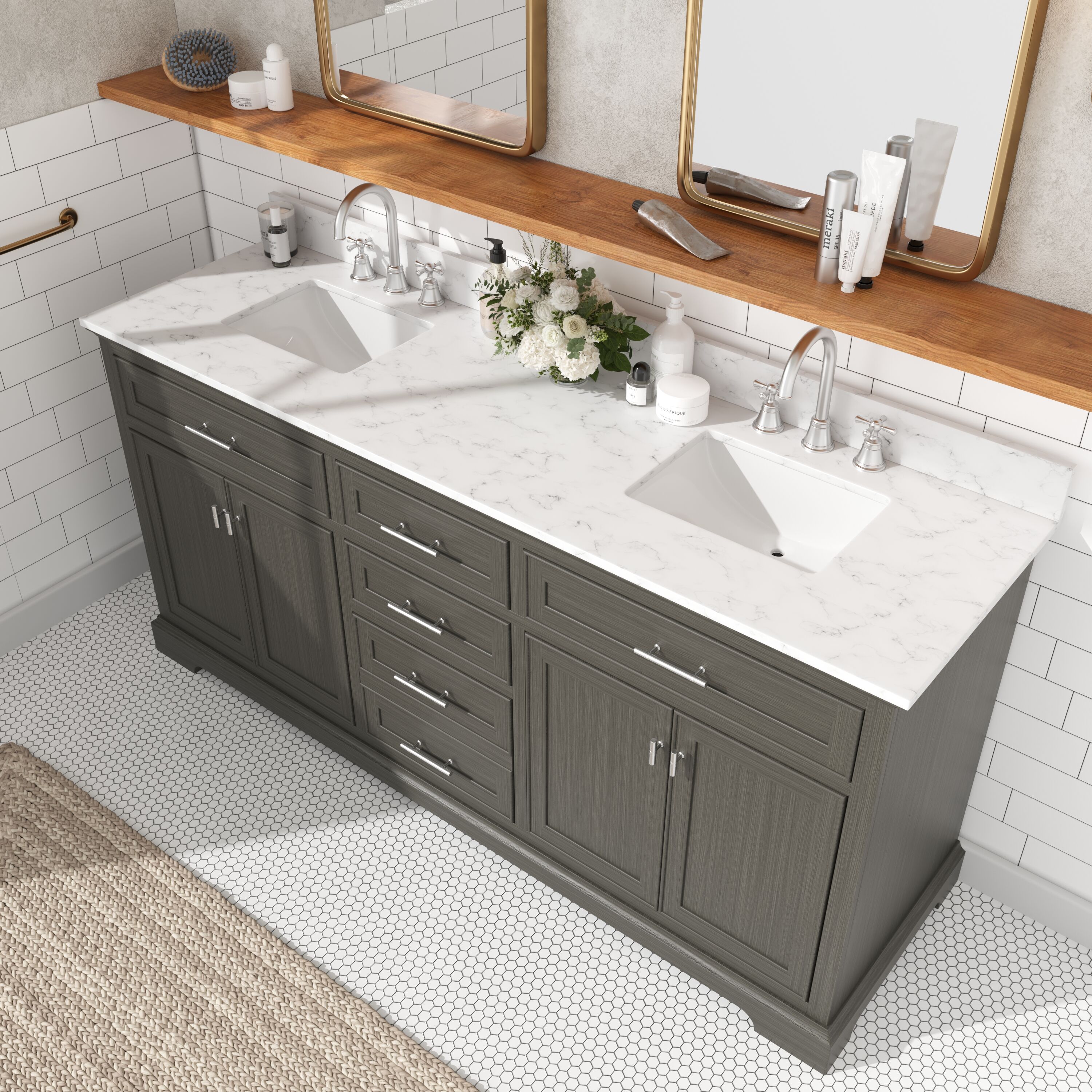 JEAREY JE-DXRZJSF-BU Bath-Vanity-Combo - View #3