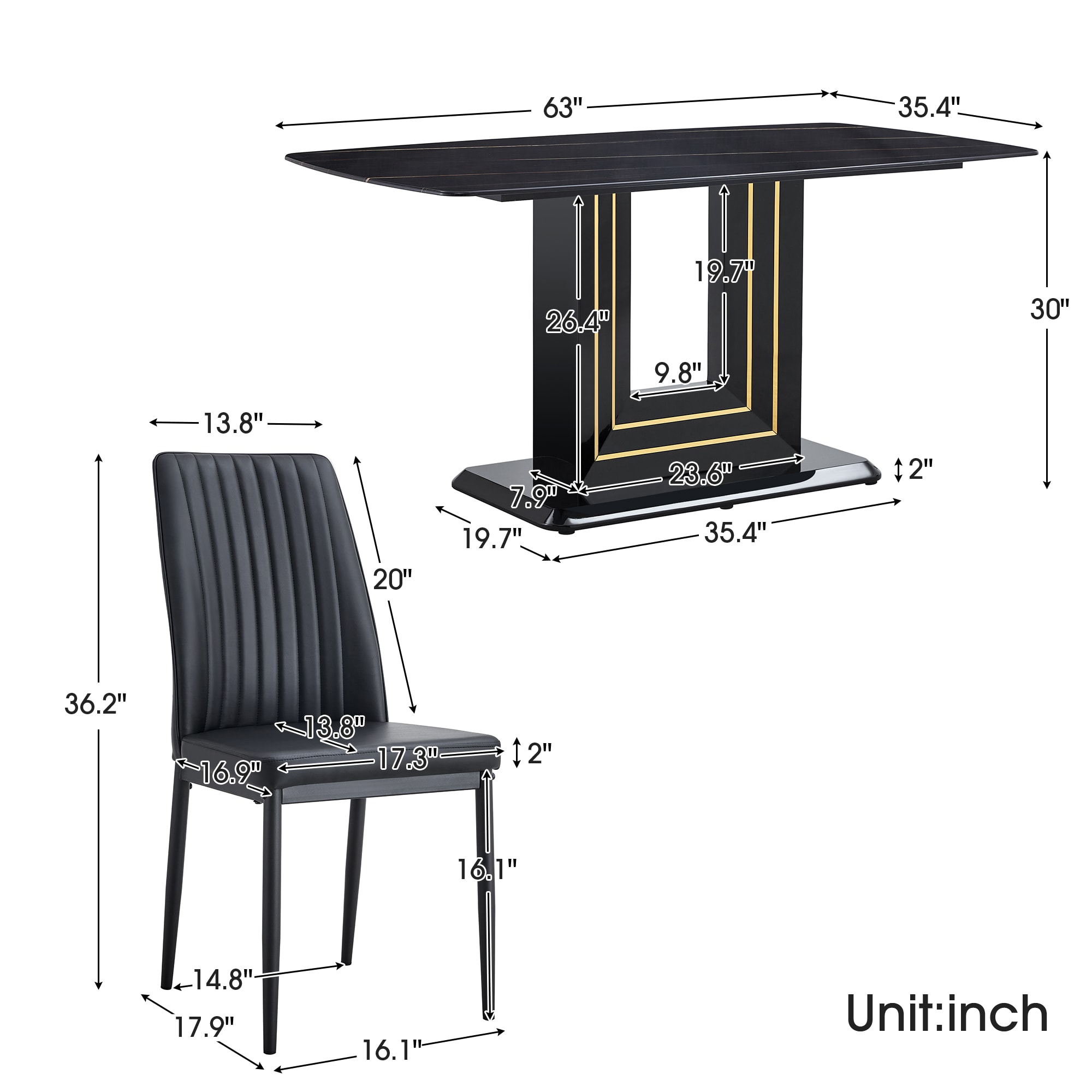 SINOFURN SYA010115BG Dining-Sets - View #7