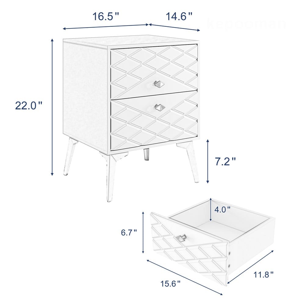 VERYKE LL-NSD051 nightstands - View #8