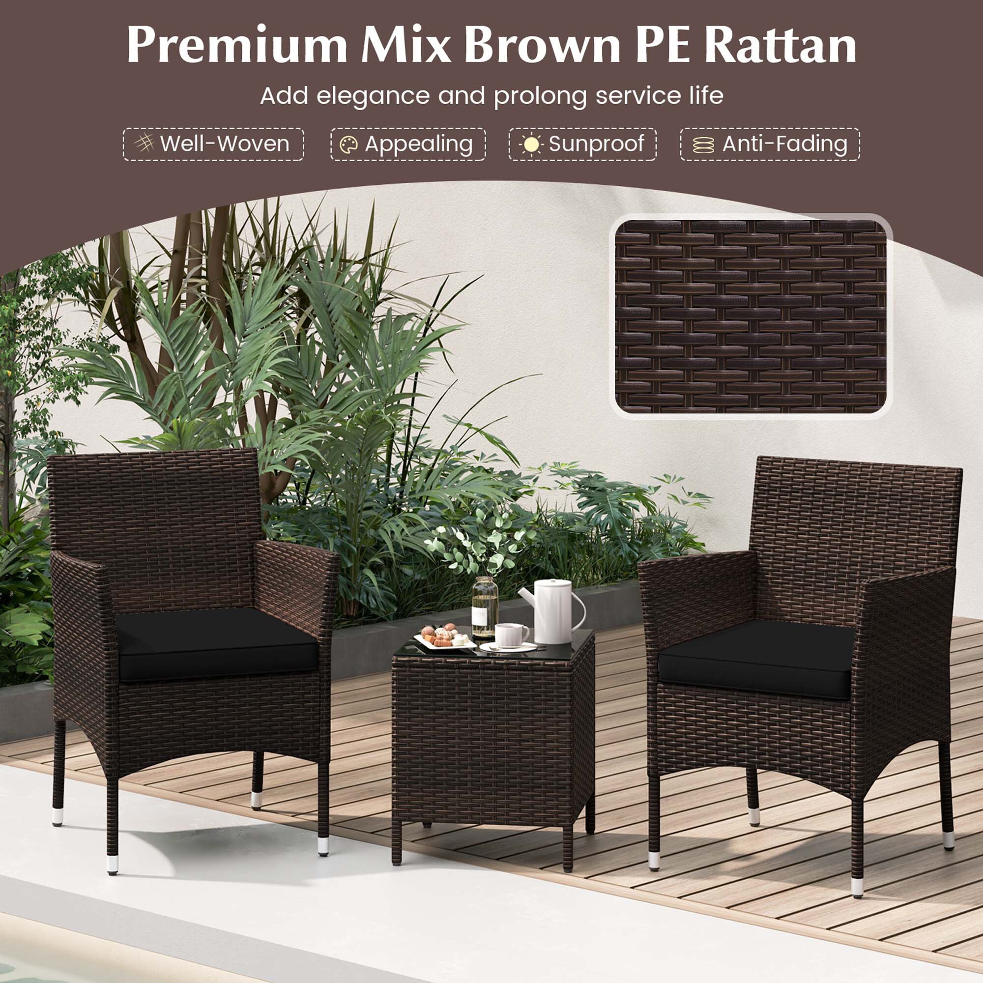 Costway HCST05247 Patio-Conversation-Sets - View #6