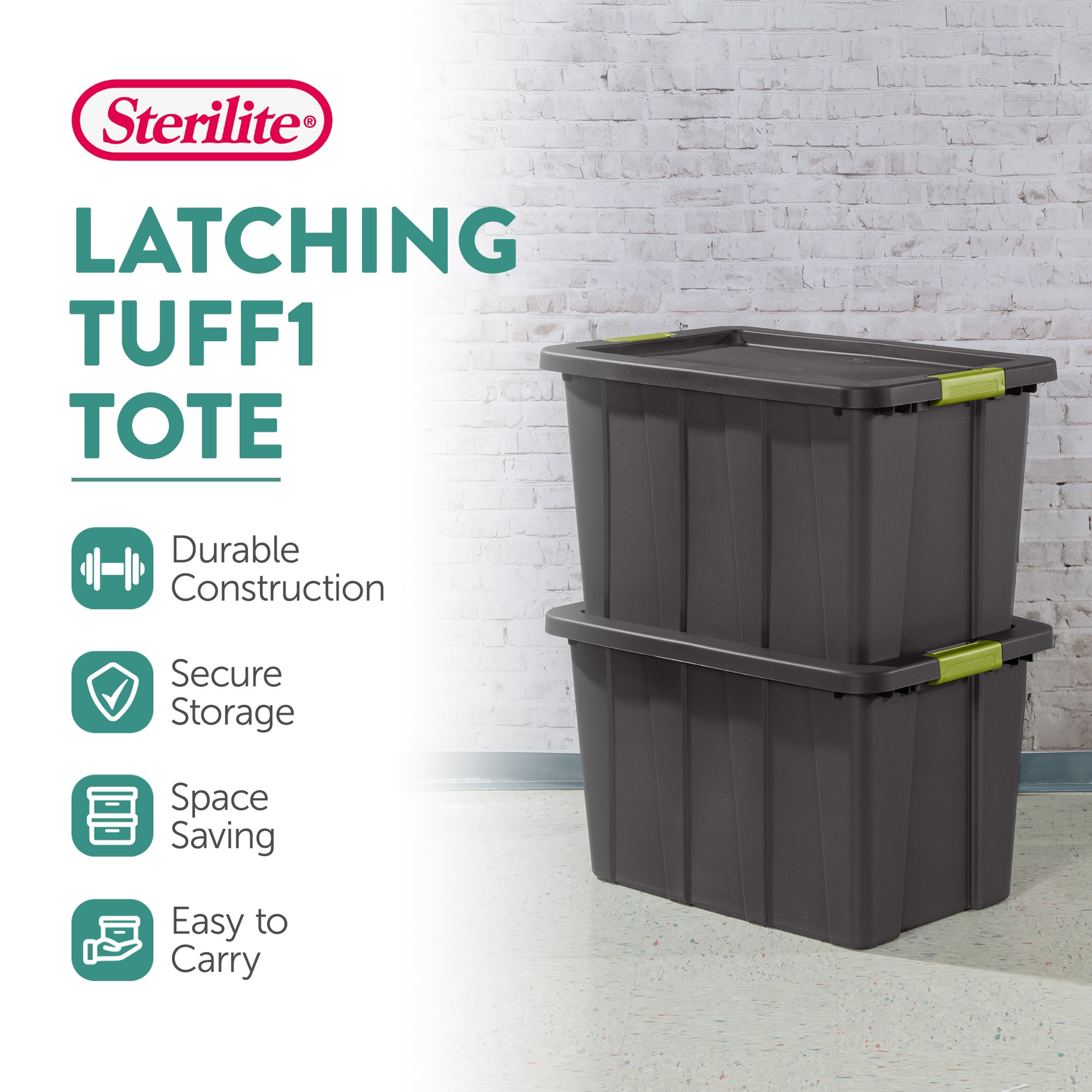 Sterilite 281994 Plastic-Storage-Totes - View #2