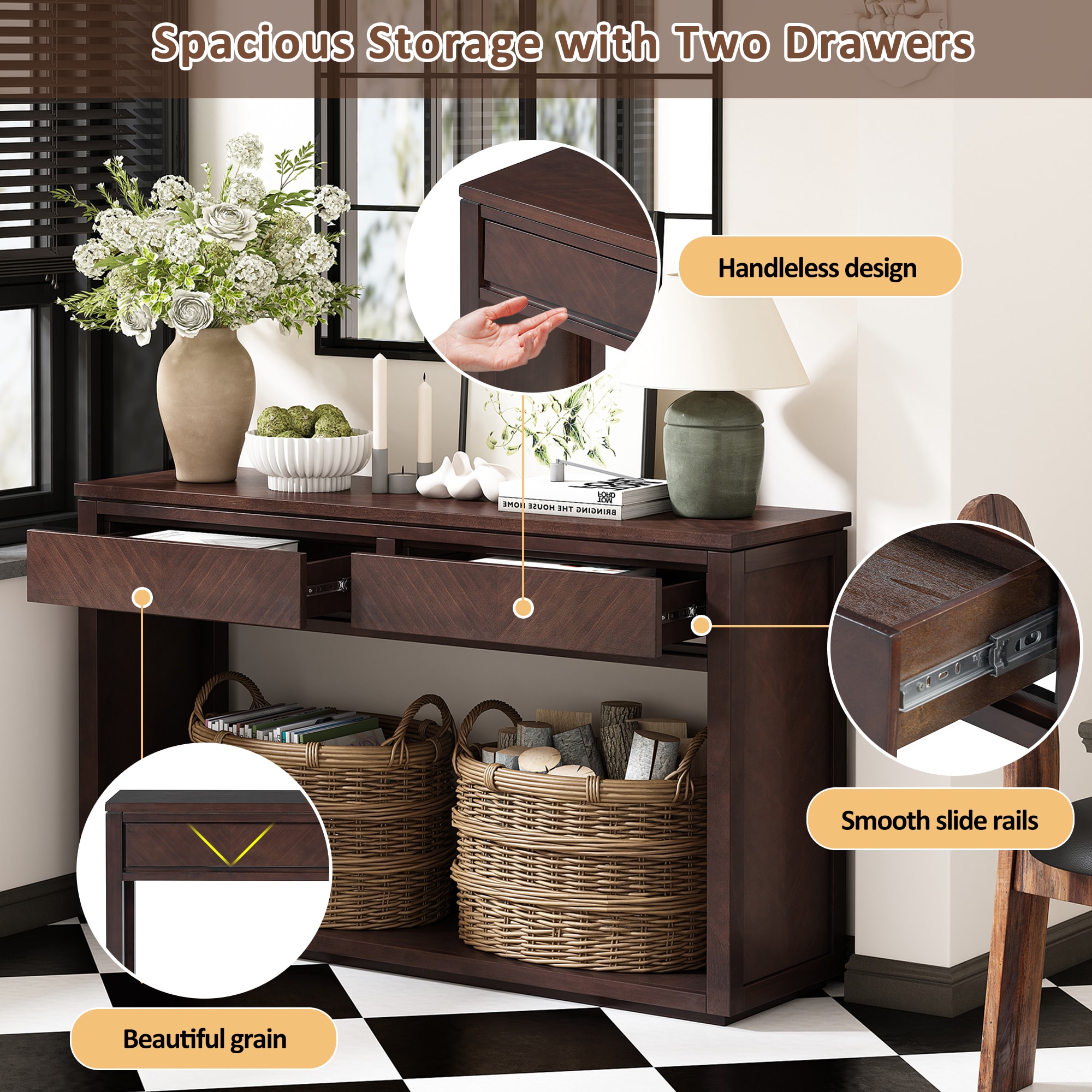 ModernLuxe N715P235096P Console-Sofa-Tables - View #4