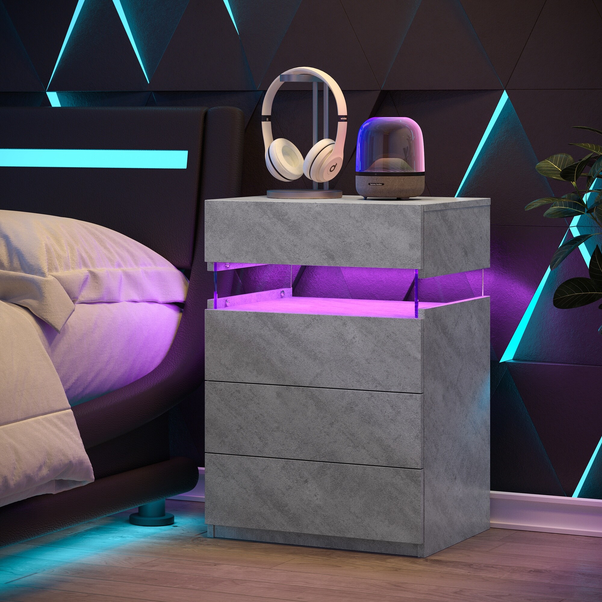 Vorene J-4XP62N79VM01 nightstands - View #2