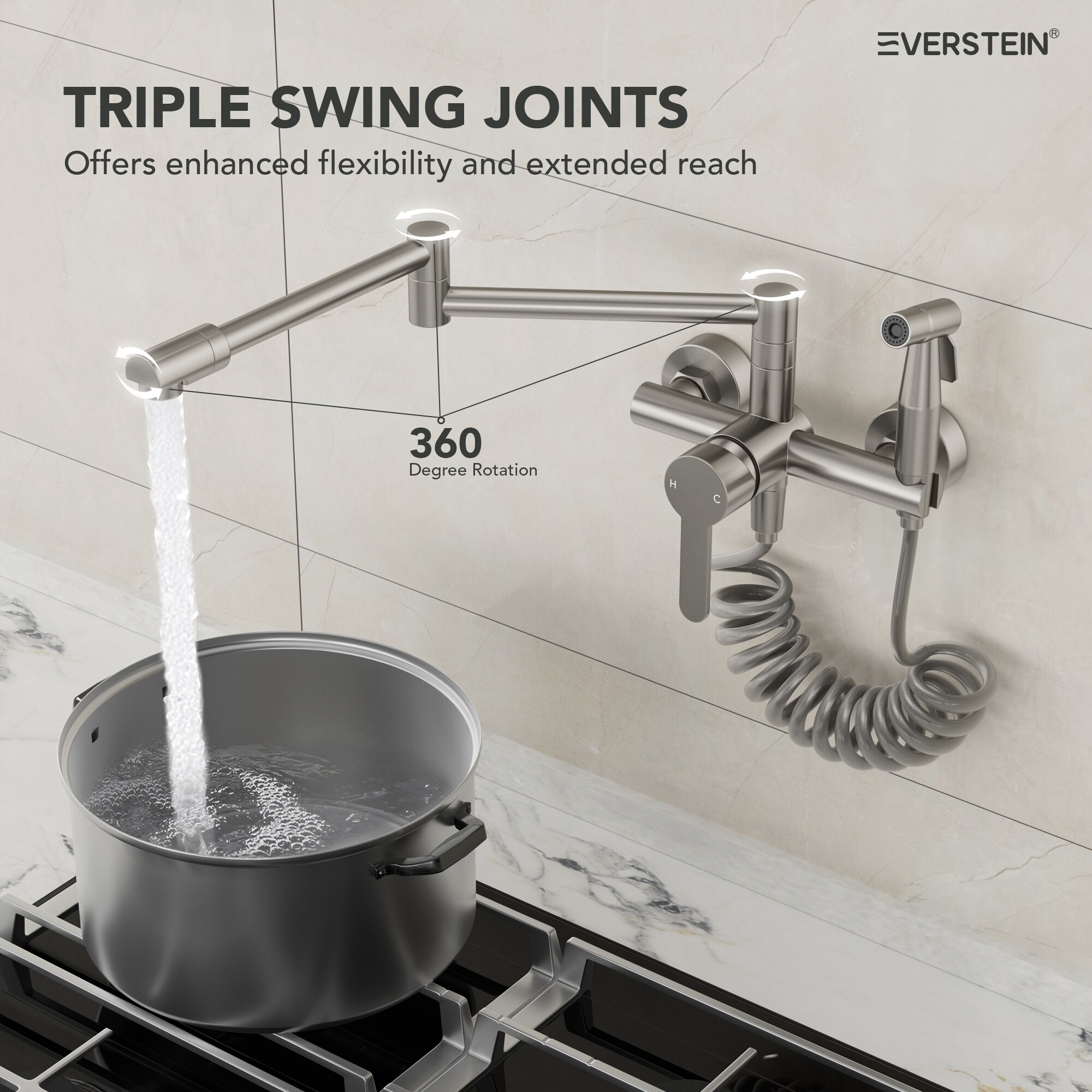 EVERSTEIN Q-905-OTOP Kitchen-Faucets - View #6
