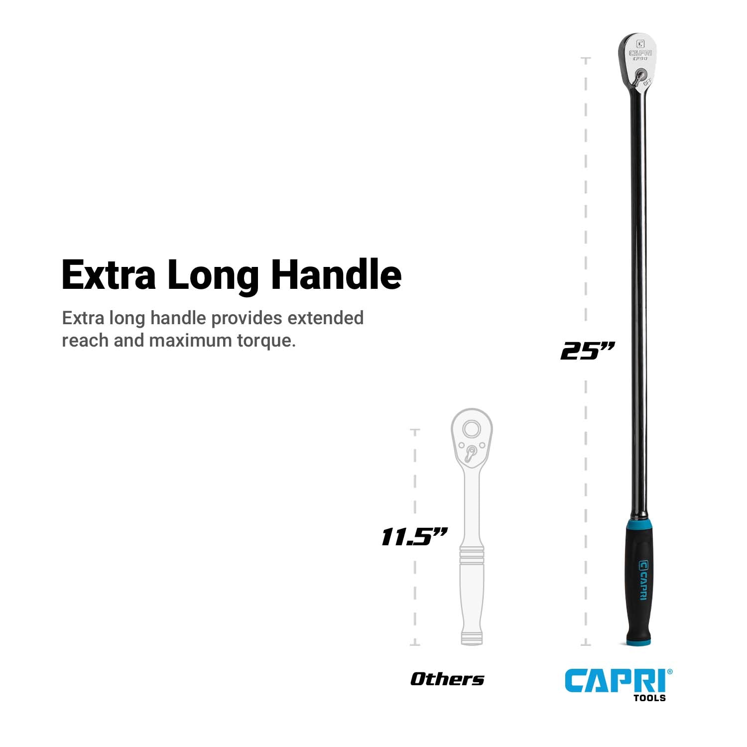Capri Tools CP90S12L ratchets - View #2