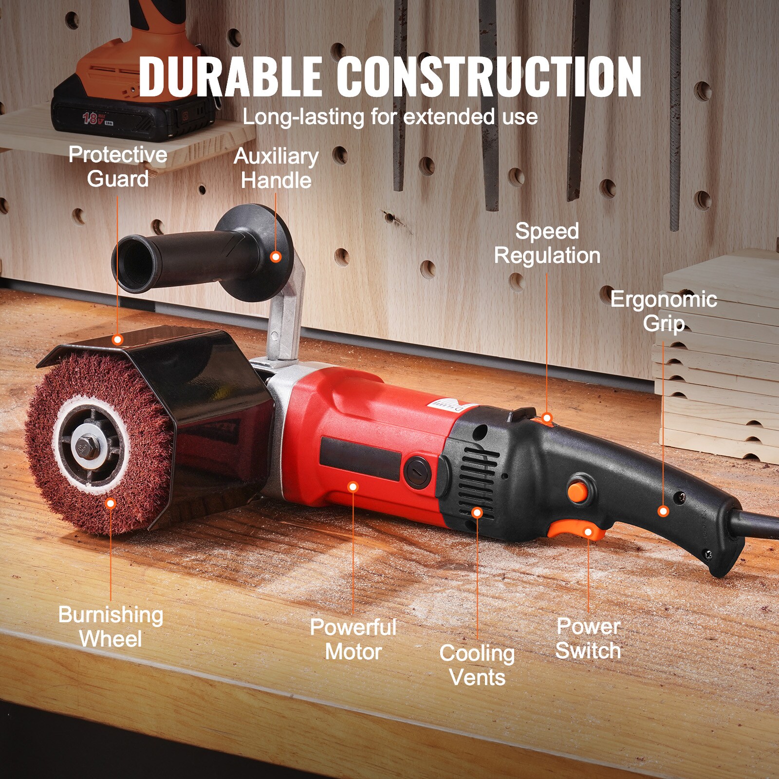 VEVOR SCLSJ1200W4L03992V1 Corded-Polishers - View #5