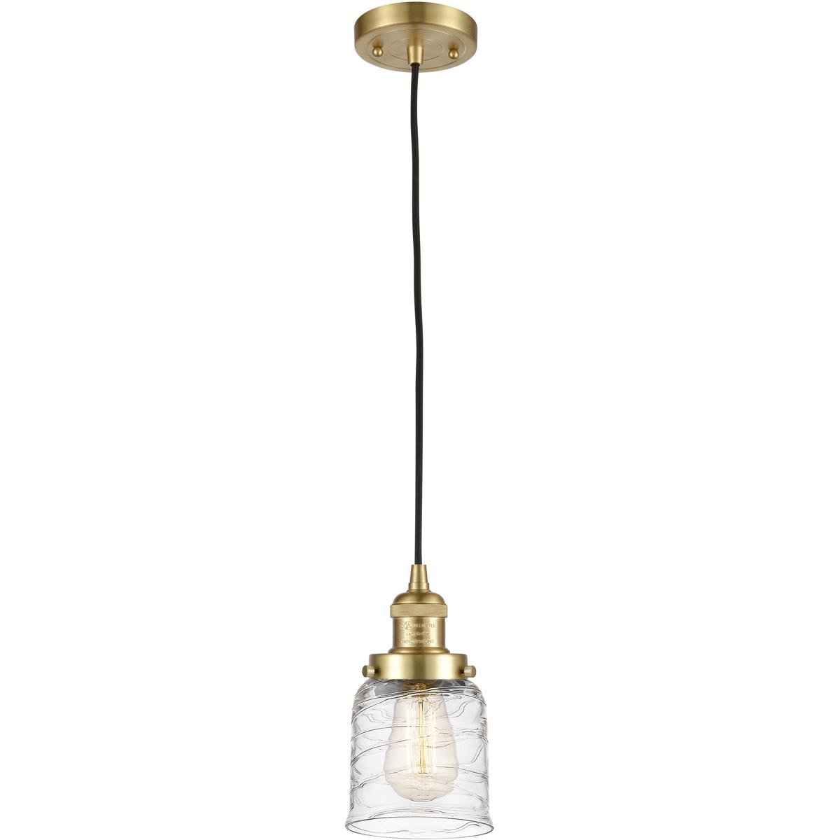 Innovations Lighting 2417976 201C-SG-G513-LED Franklin Restoration Bell Mini Pendant