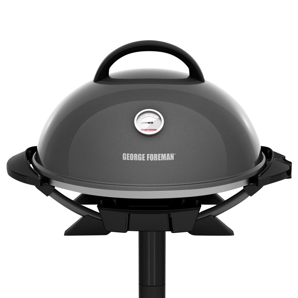 George Foreman 1600-Watt Gun Metal Electric Grill in the Electric Grills  department at
