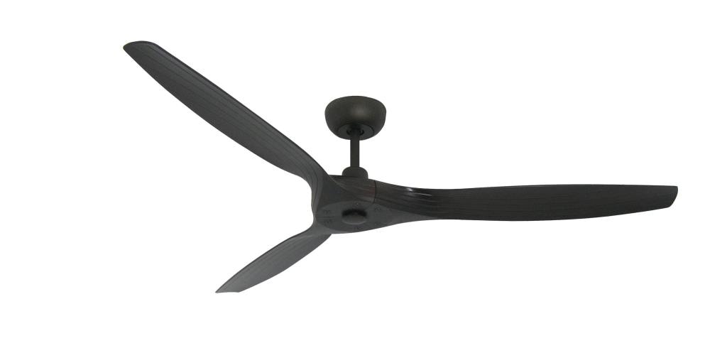 TroposAir 88483 Solara 60-in Outdoor Oil Rubbed Bronze with Walnut Blades Ceiling Fan Light Kit Compatible - Remote Included ( 3 -Blade )