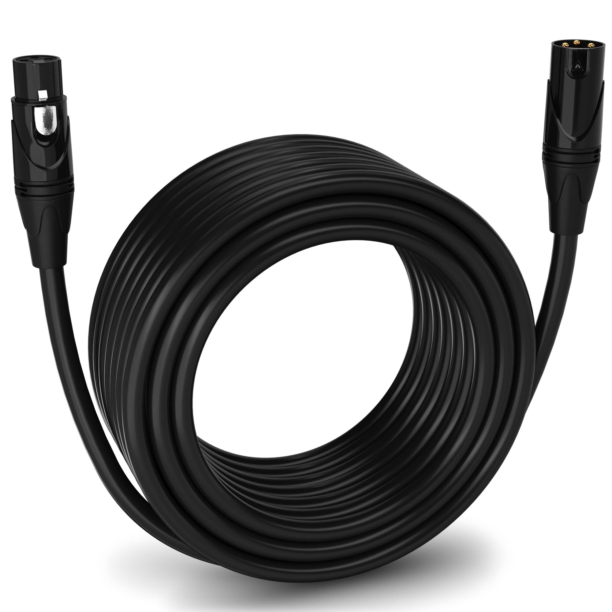 LyxPro 75 ft Balanced XLR Cable - Male to Female - 3 Pin Microphone Cable