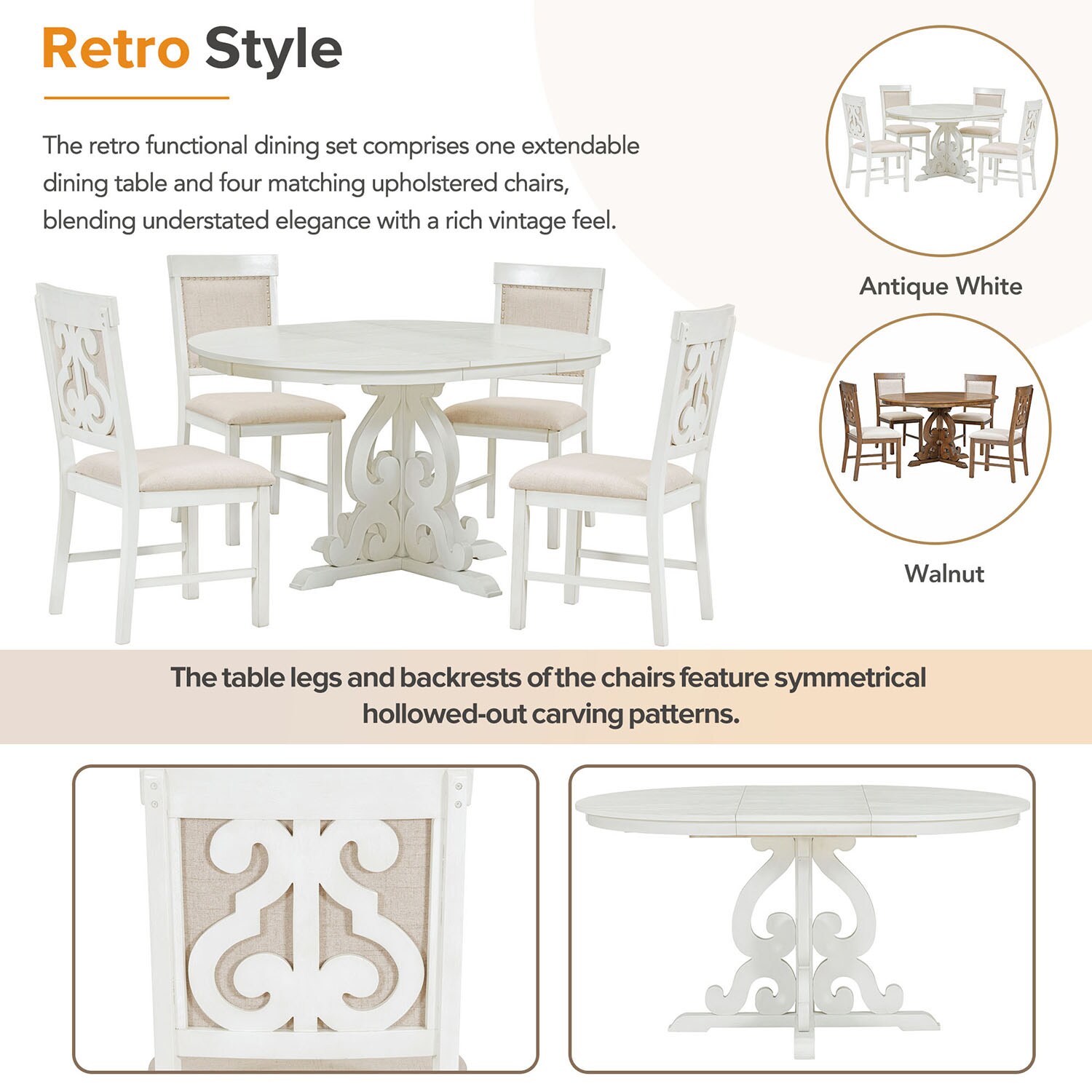 SINOFURN SYA010117WT Dining-Sets - View #10