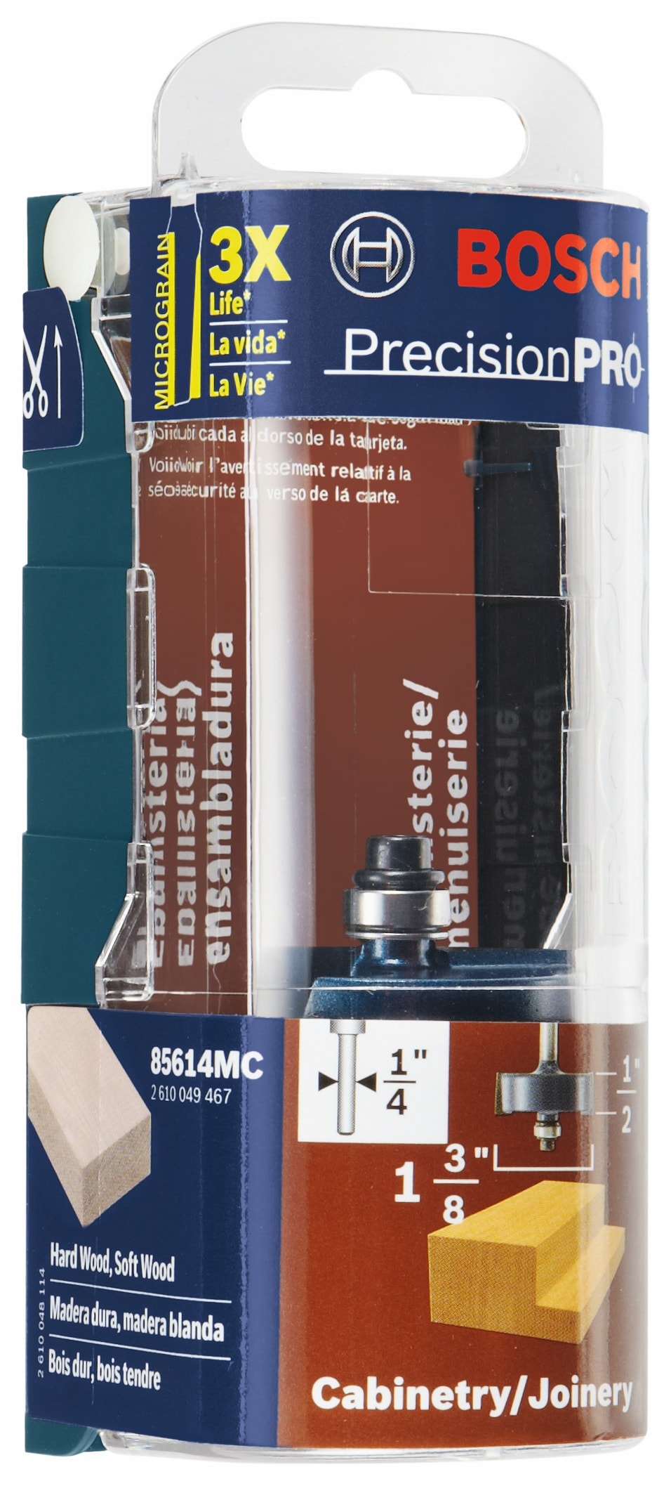 Bosch 85614MC Cabinetry-Joinery-Router-Bits - View #4