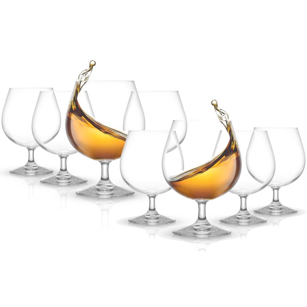 JoyJolt Black Swan Martini Glasses, 10.5 Oz Set of 2 