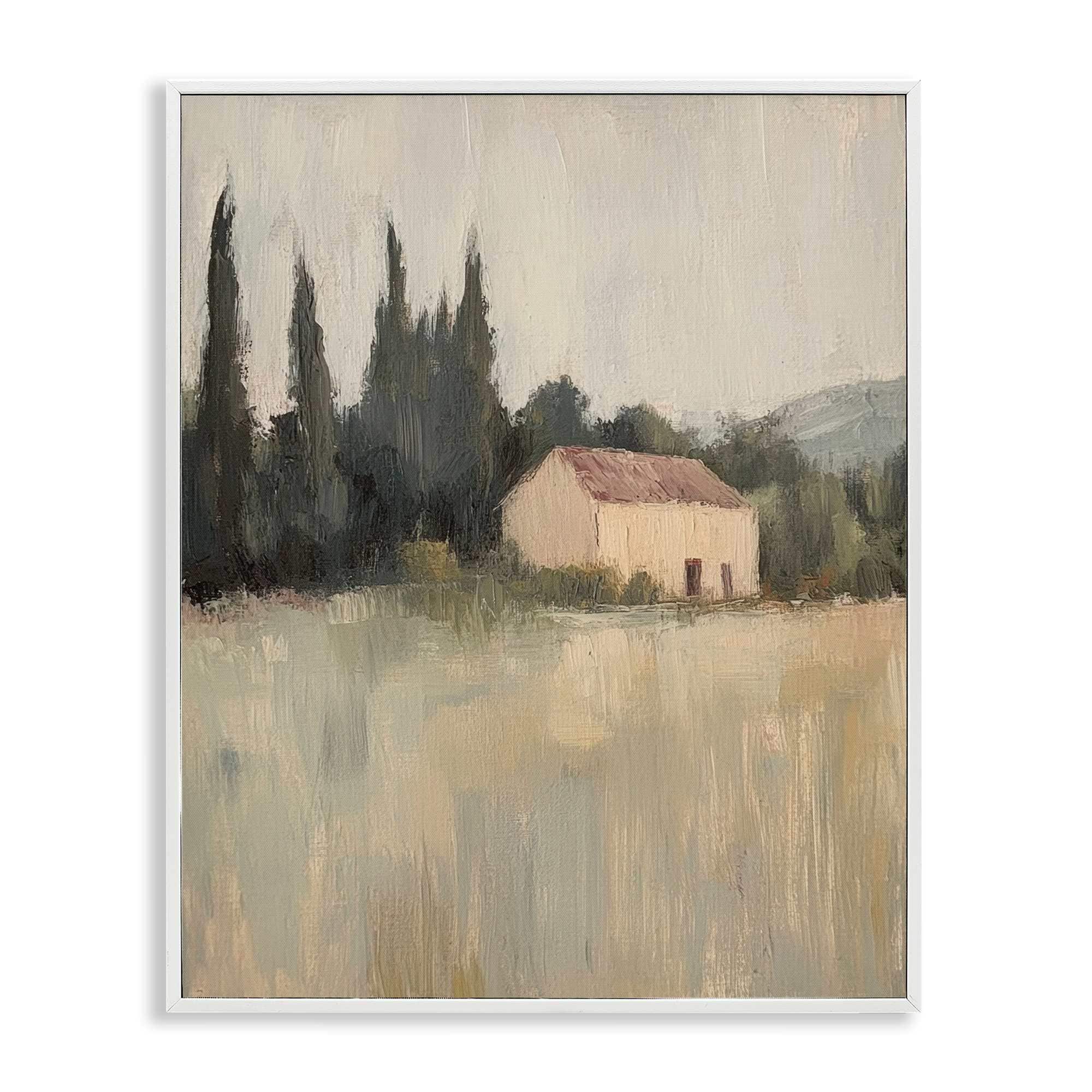 Stupell Industries BT-828-WFR-24X30 Blended Nature Landscape Framed Giclee design by Petal Prints Design