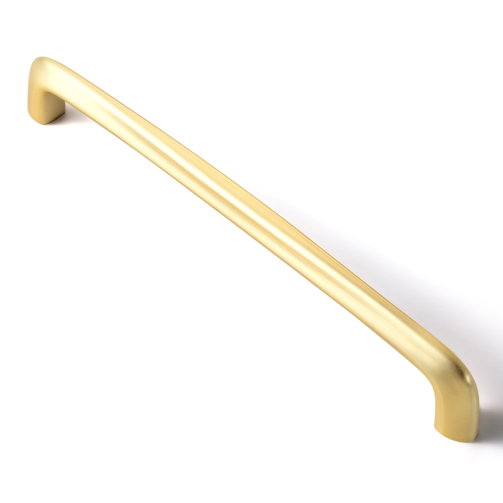 Miaokesen 2027TLS-192 7-9/16-in , 192mm Center to Center Light Brushed Brass Novelty Handle 6 -Pack