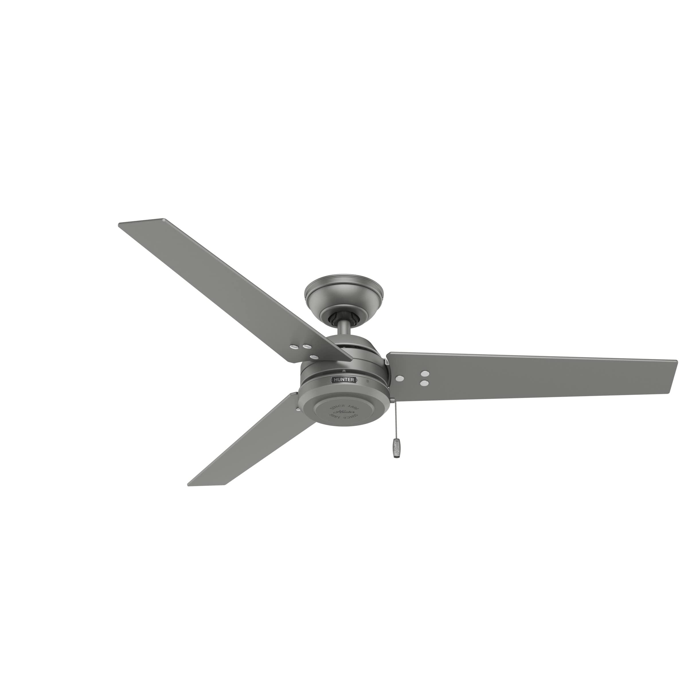  Cassius 52 in. Ceiling Fan Matte Silver 3-Blade Model 59262