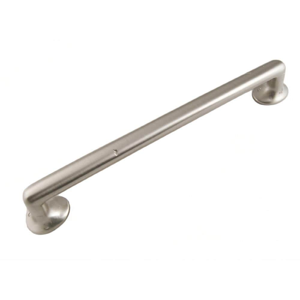 RK International 8-in Center to Center Satin Nickel Cylindrical Bar ...