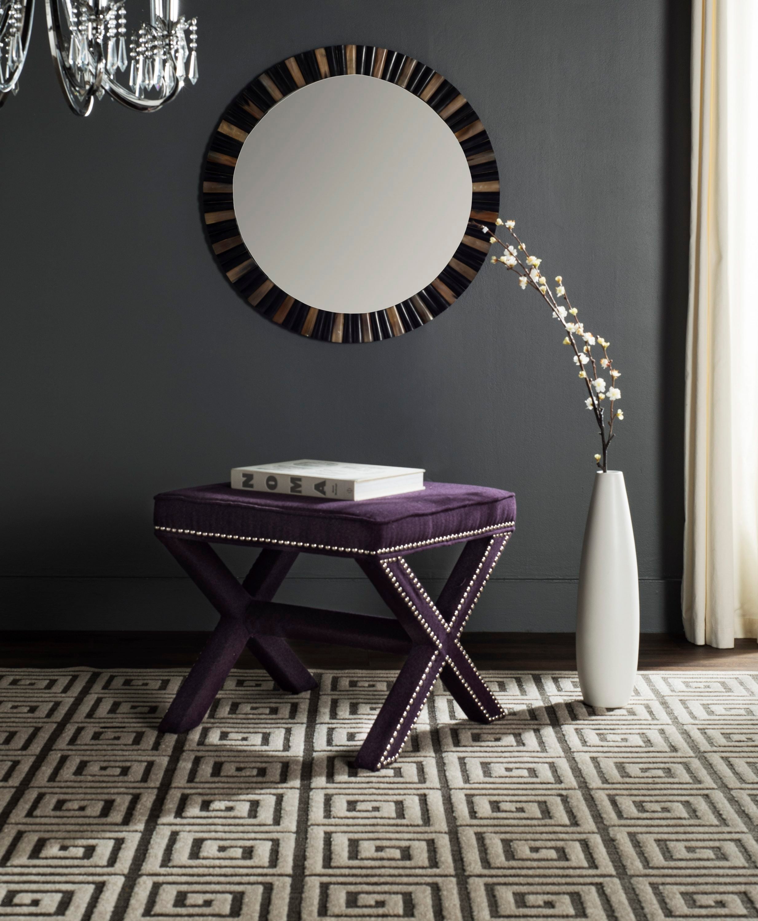 Safavieh MCR4589D Indoor-Ottomans - View #2