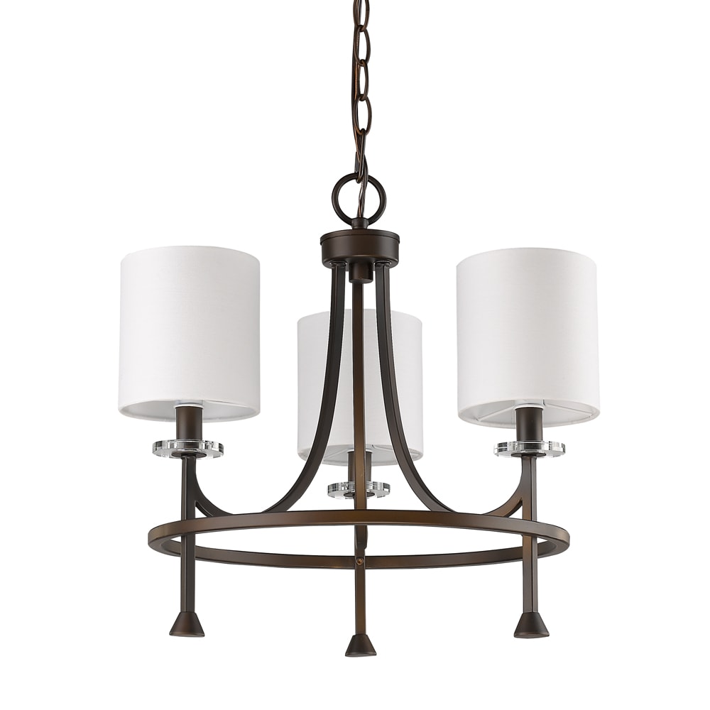 Acclaim Lighting IN11041ORB Kara 3 -Light Oil-rubbed Bronze Transitional For Use in Bedrooms, Dining Rooms, Kitchens, Living Rooms Chandelier