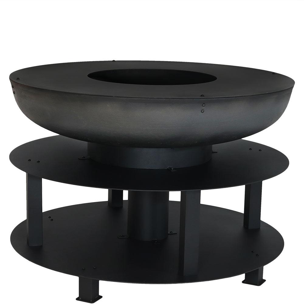 Sunnydaze 40 Cast Iron Fire Pit with Cooking Ledge