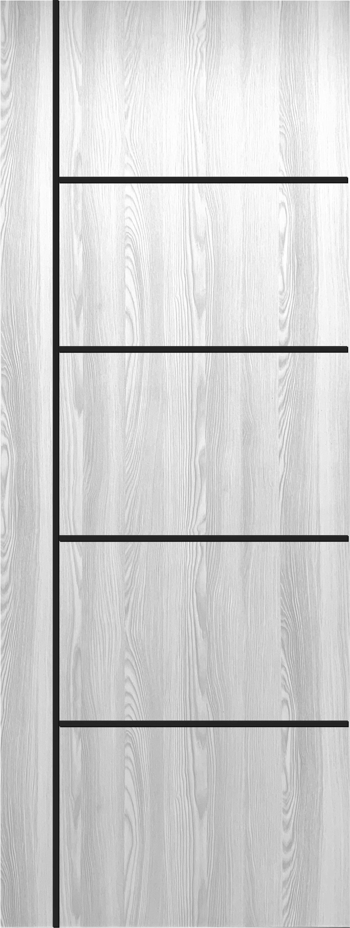 Valusso Design VD123813 Orlando 30-in x 80-in Ice Maple Flush Textured Hollow core Prefinished Pine Wood Slab Door