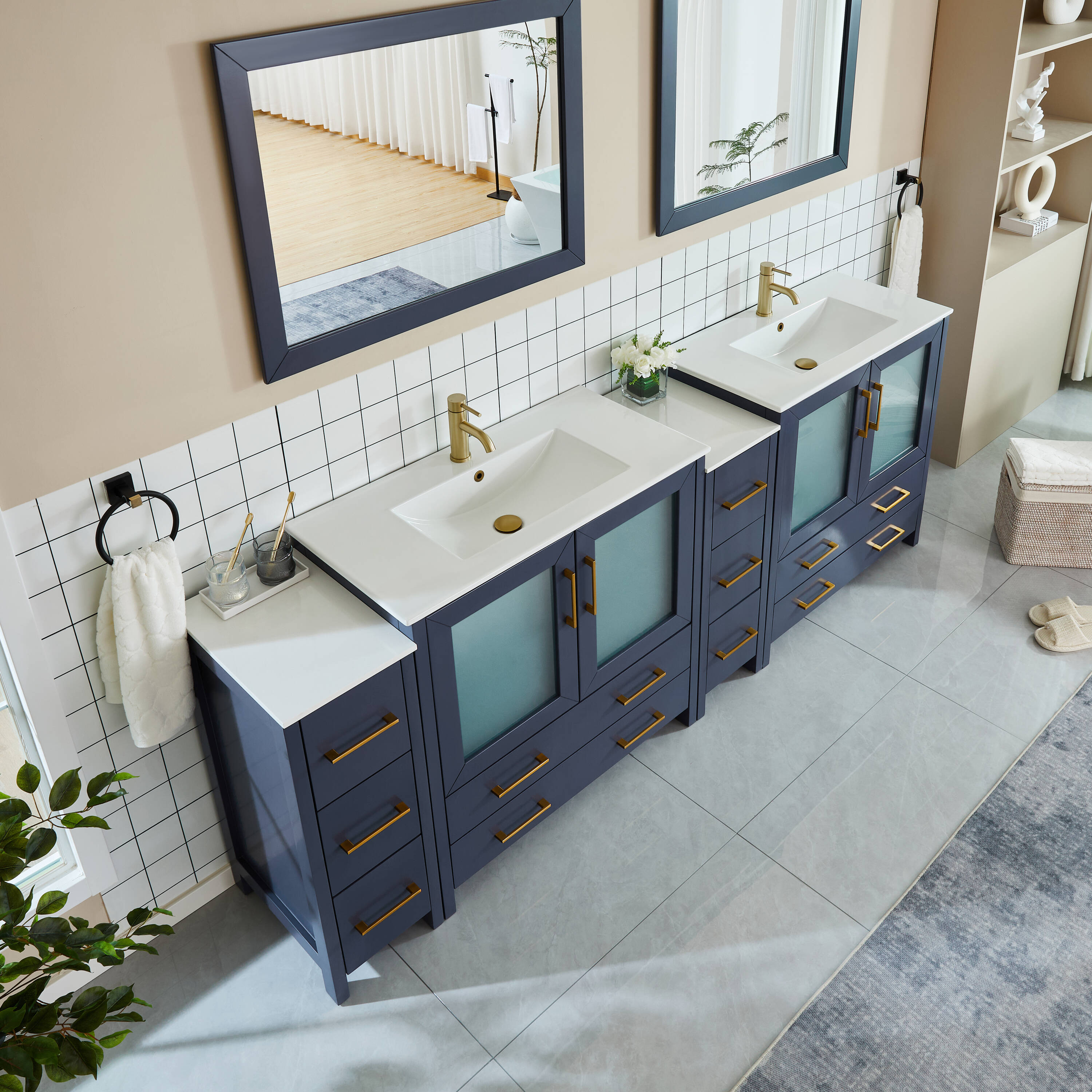 Vanity Art VA3036-96B Bath-Vanity-Combo - View #9