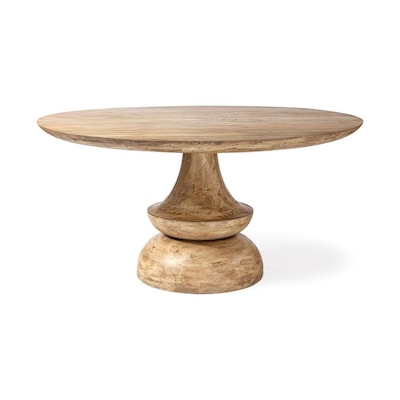Mercana Crossman 60 In Round Blonde, 60 Inch Round Dining Tables
