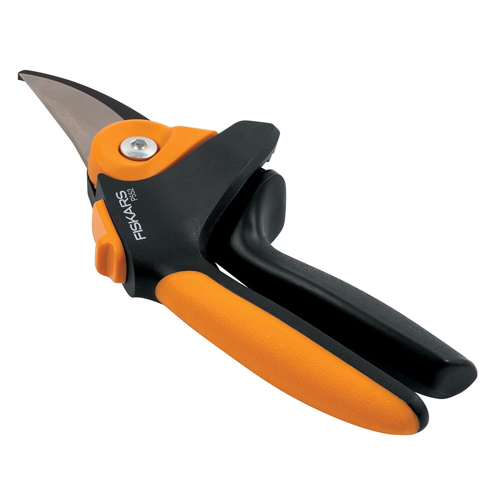 Fiskars Carbon Steel Bypass Hand Pruner with Standard Handle