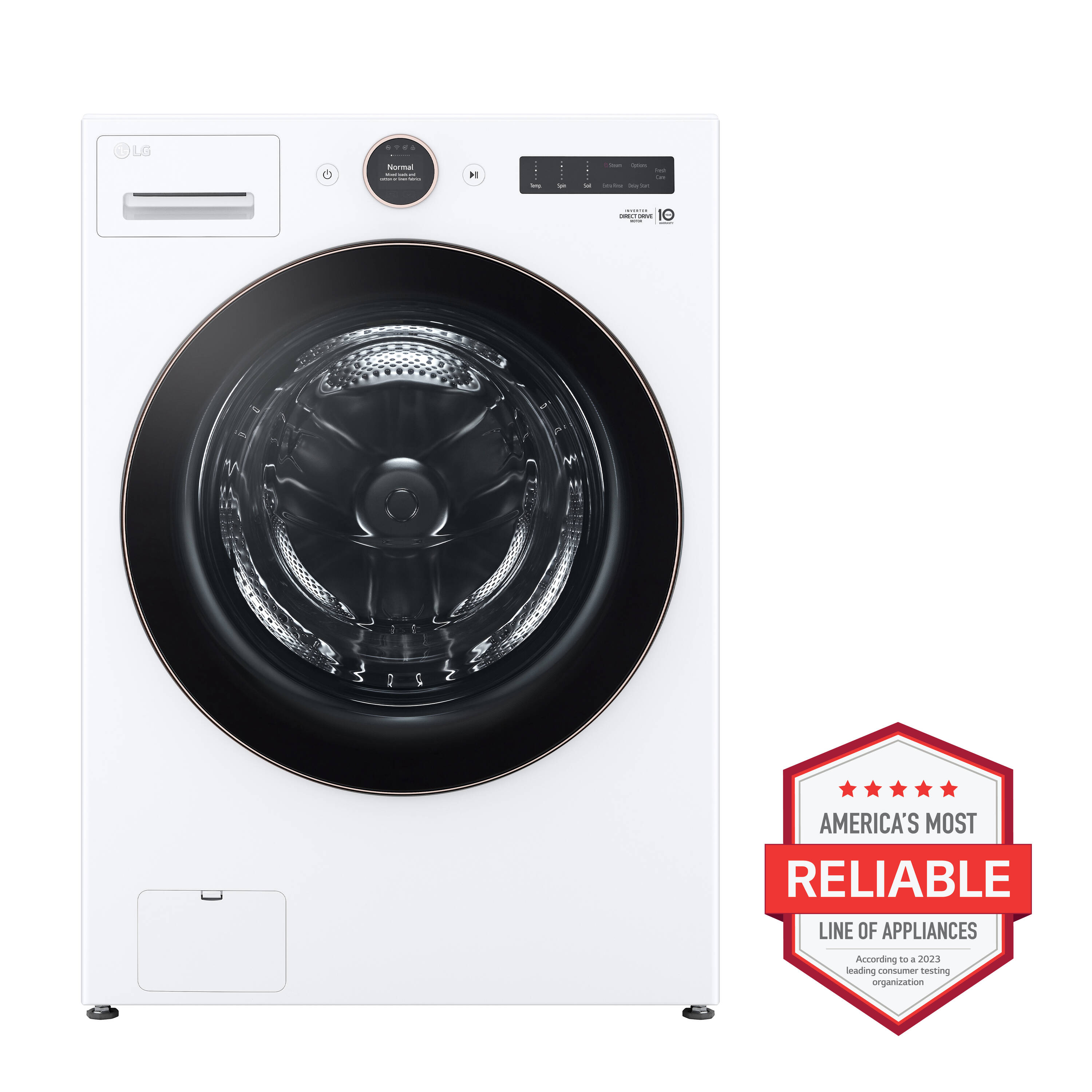 LG DLEX6500W Elec-Dry - View #3