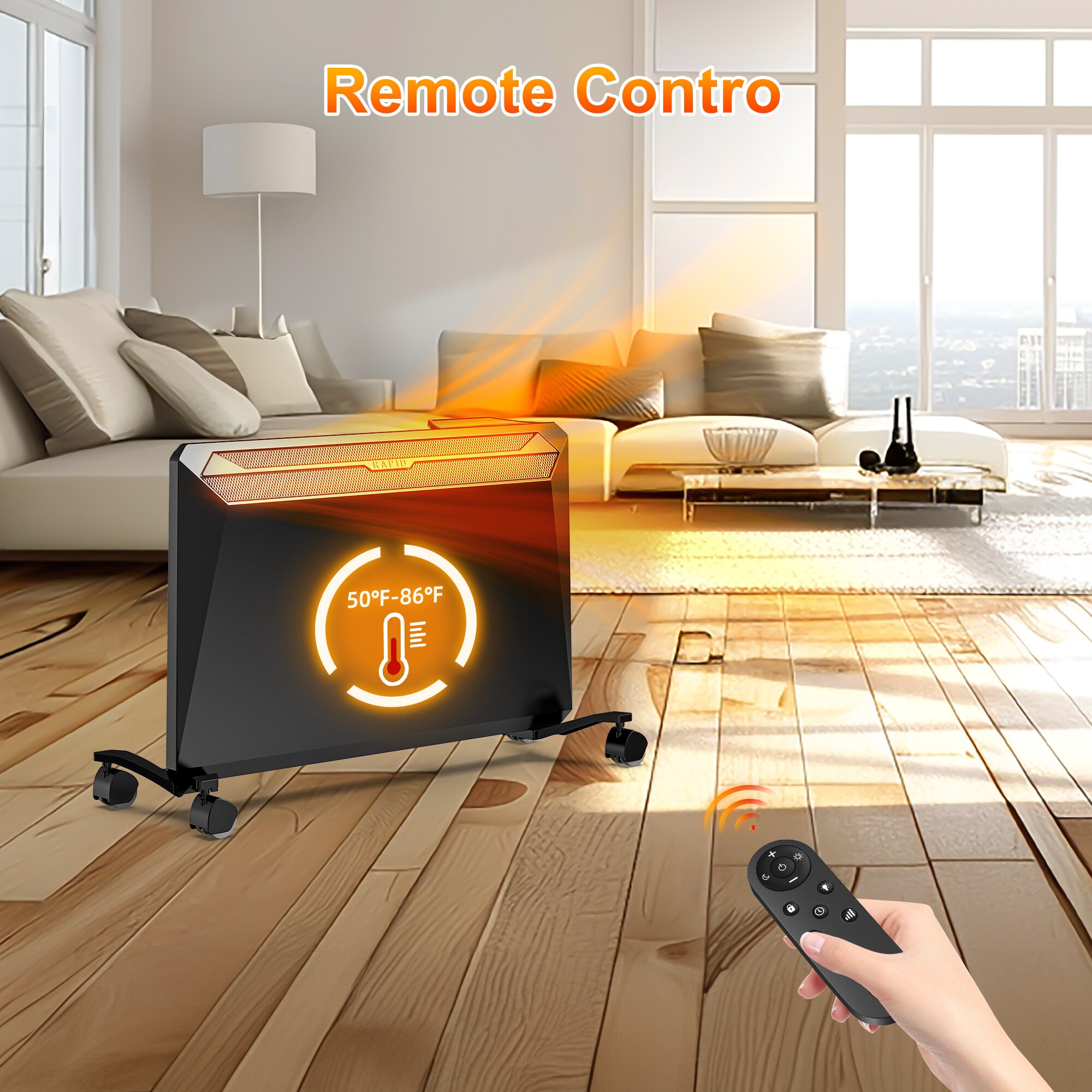 EdenDirect NCK-2.0EF-BLACK Portable-Electric-Heat - View #11