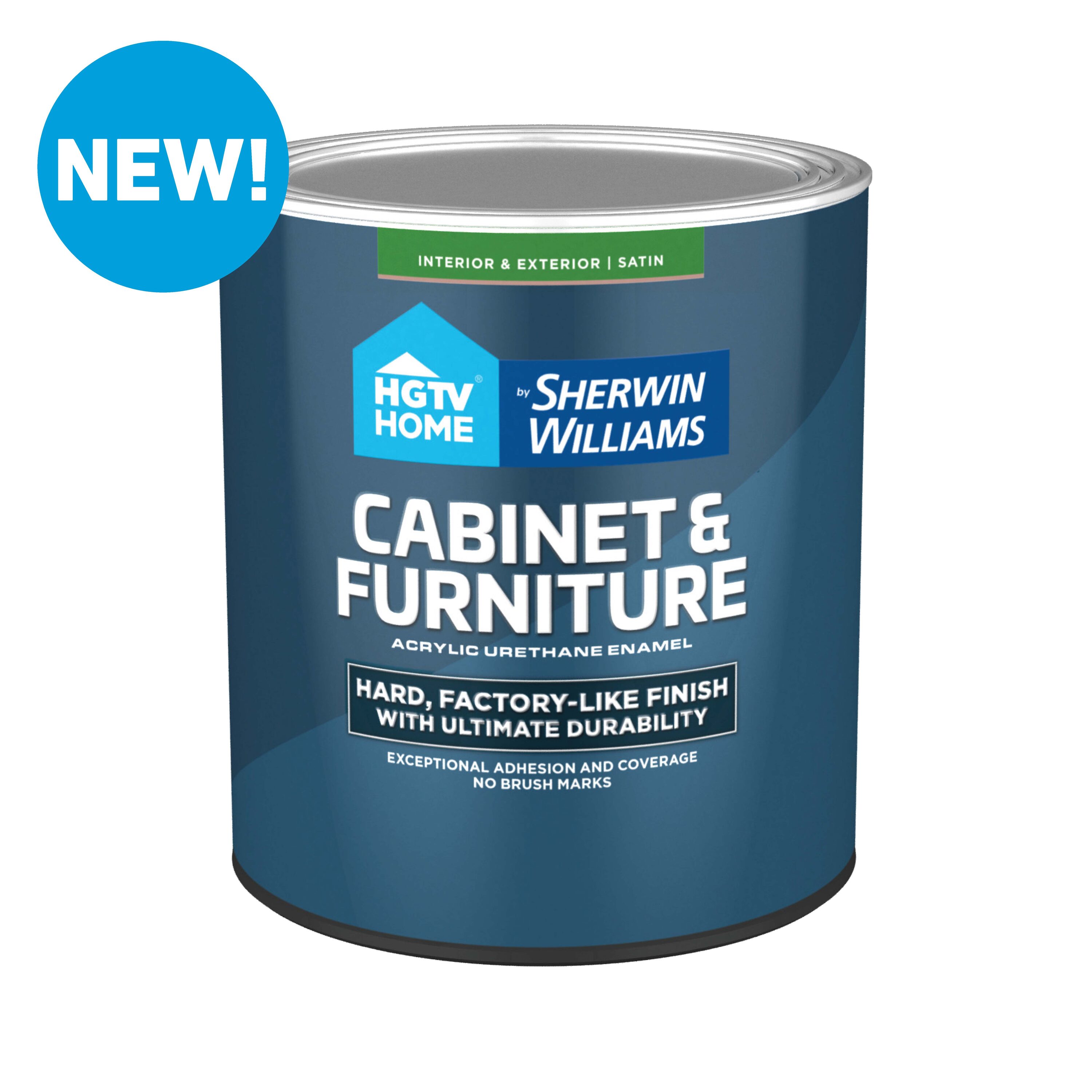 HGTV HOME by Sherwin-Williams Satin Cabinet & Furniture Paint at Lowes.com