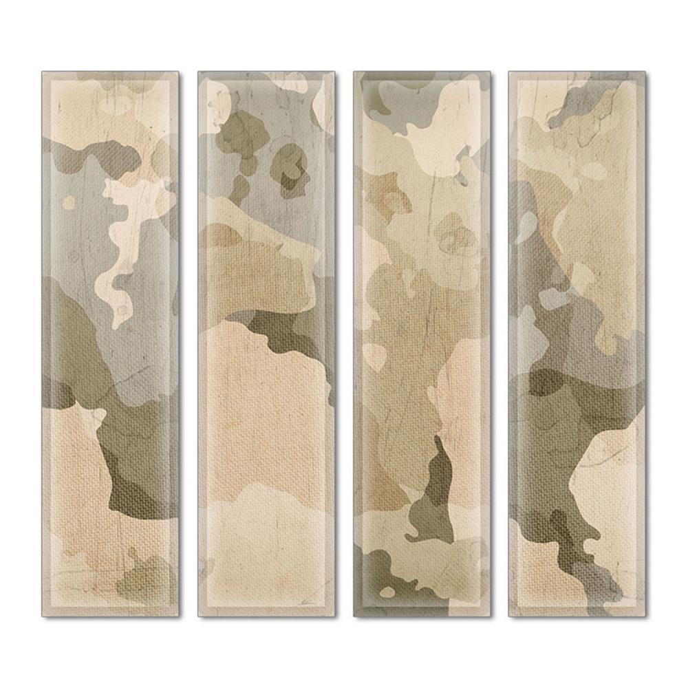 Instant Mosaic 2120102 Upscale Designs 32-Pack Multicolor 3-in x 12-in Glossy Glass Random Wall Tile