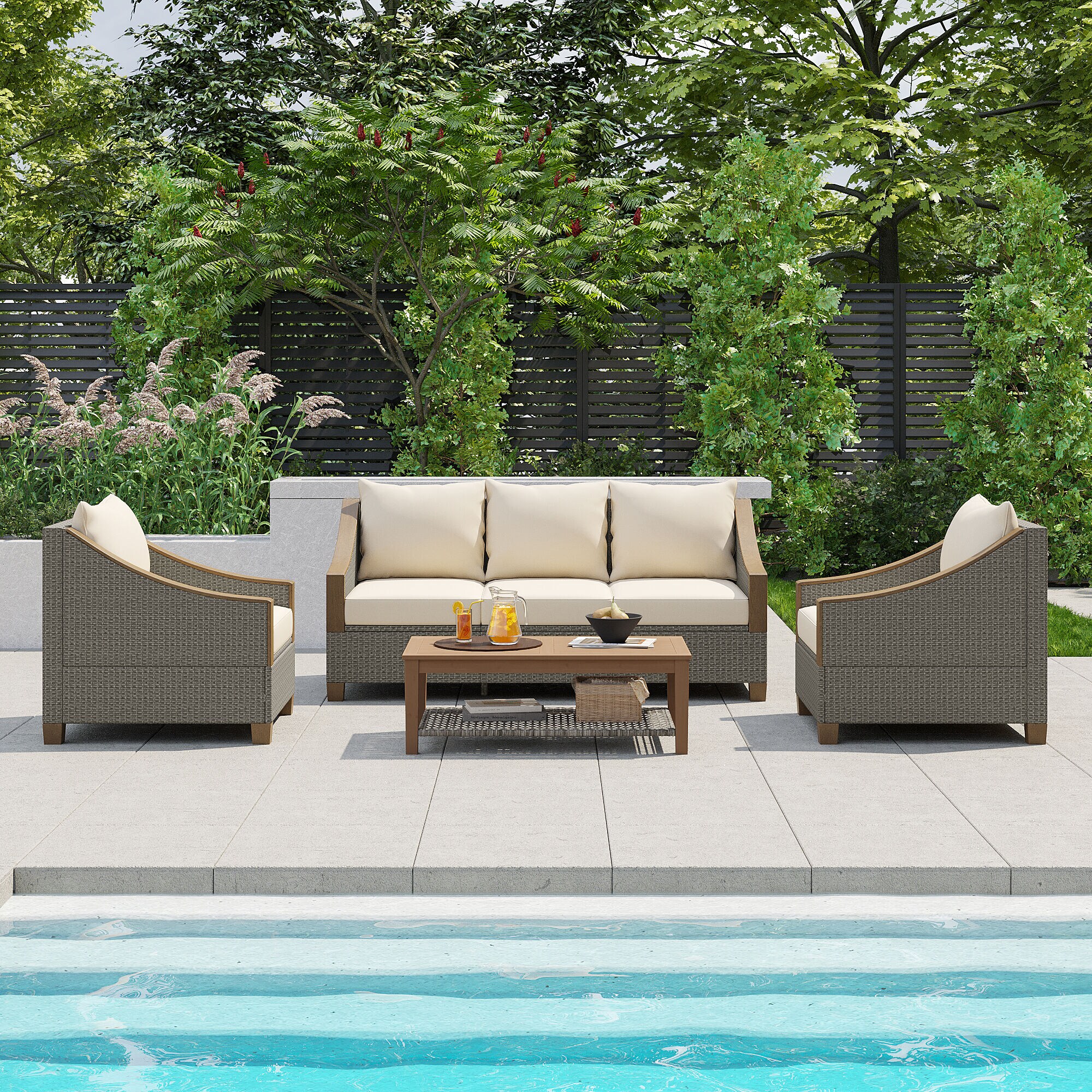ModernLuxe L-TM000012AAE Patio-Conversation-Sets - View #2