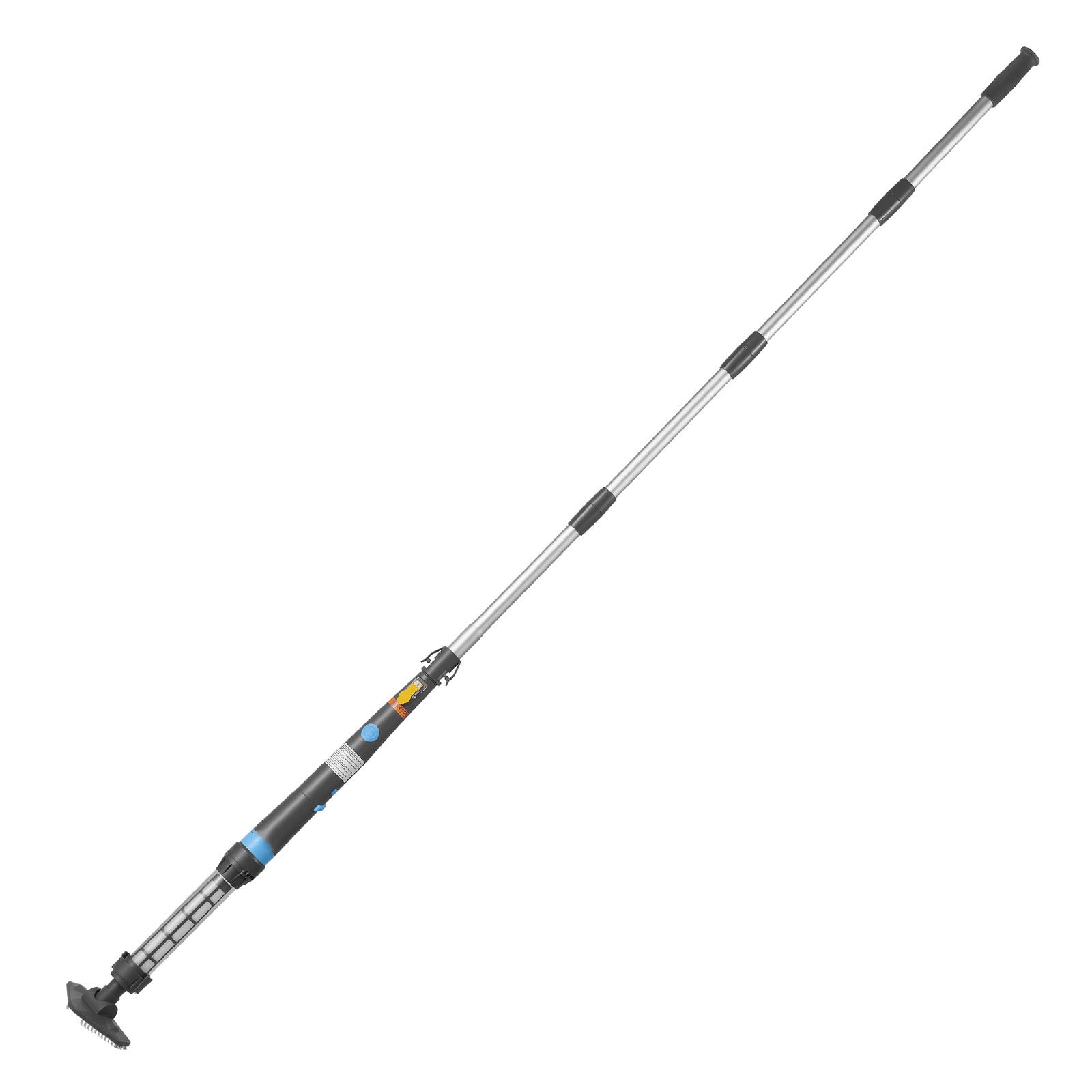 VEVOR Handheld Pool Vacuum  8.5 GPM Cordless Spa Hot Tub Vacuum with Extension Pole and 2 Brush Heads  60 Mins Running Time  for Small Debris  Sand  Rechargeable Pool Cleaner for Above Ground Pools