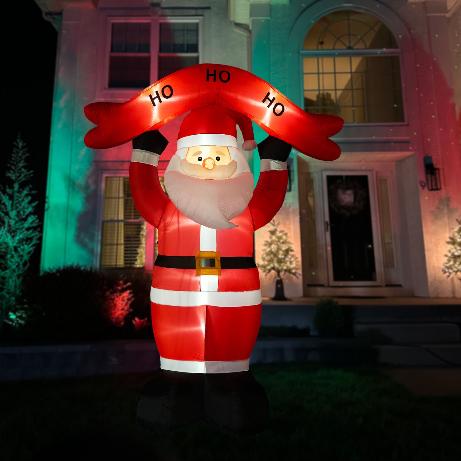 Fraser Hill Farm FHFSANTA104-L Christmas-Inflatables - View #14