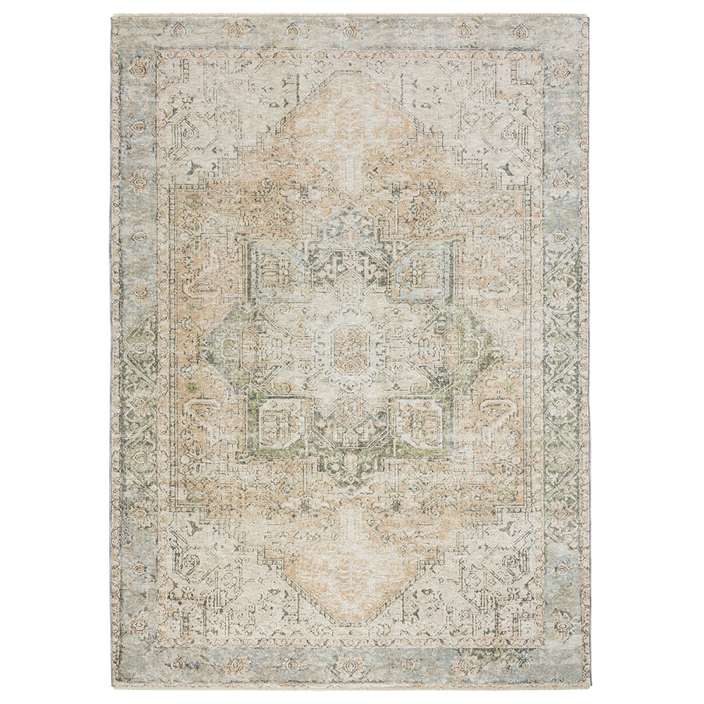 Shabby Chic SBC Rosette 8 X 10 (ft) Blush Indoor Abstract Area Rug at